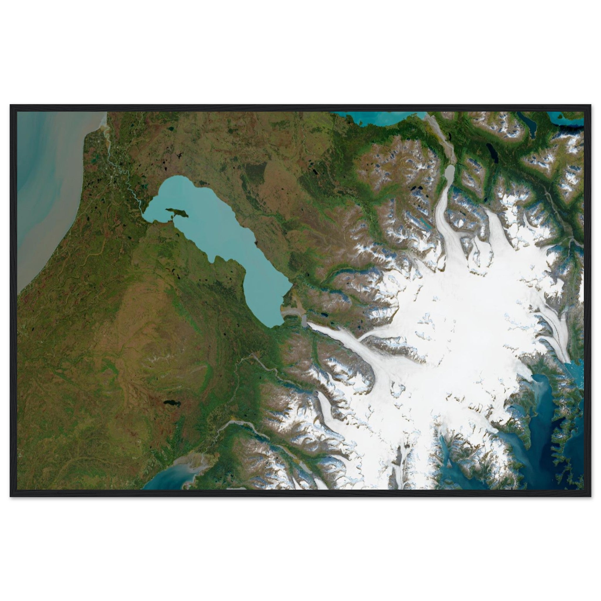 Kenai Fjords National Park Natural Earth Print - Ink And Atlas