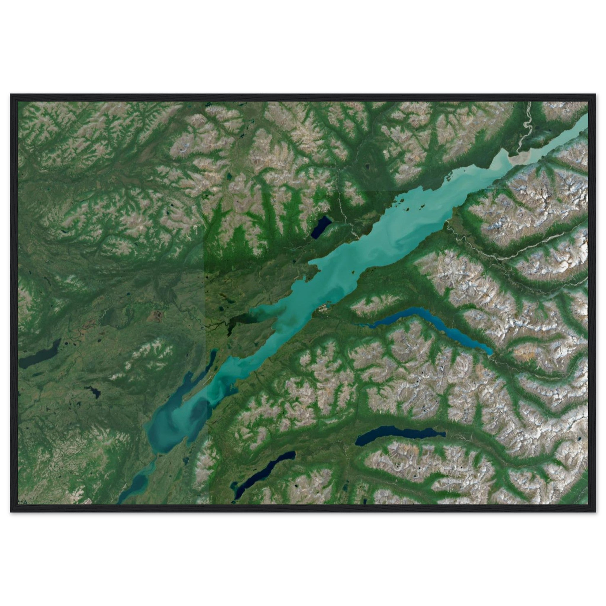 Lake Clark National Park Natural Earth Print - Ink And Atlas
