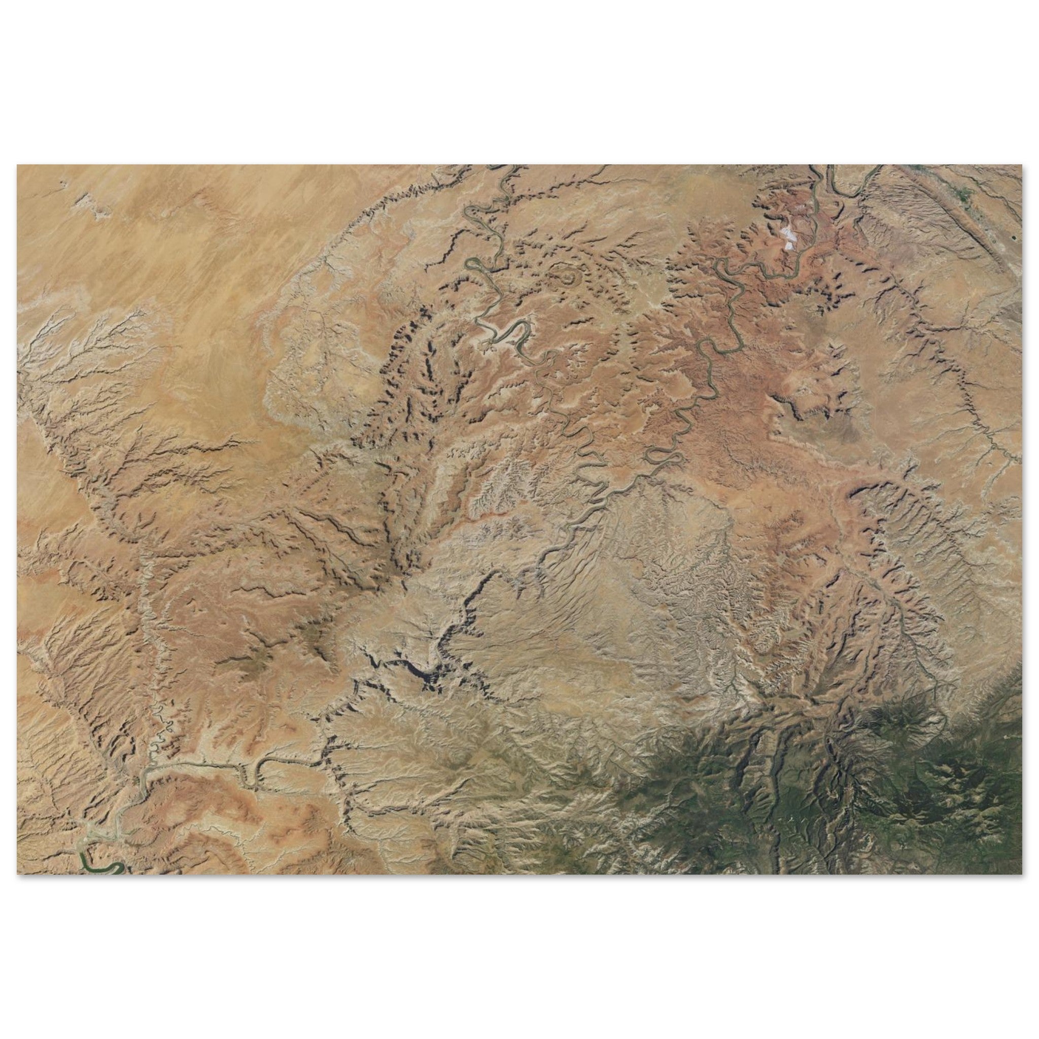 Canyonlands National Park Natural Earth Print - Ink And Atlas