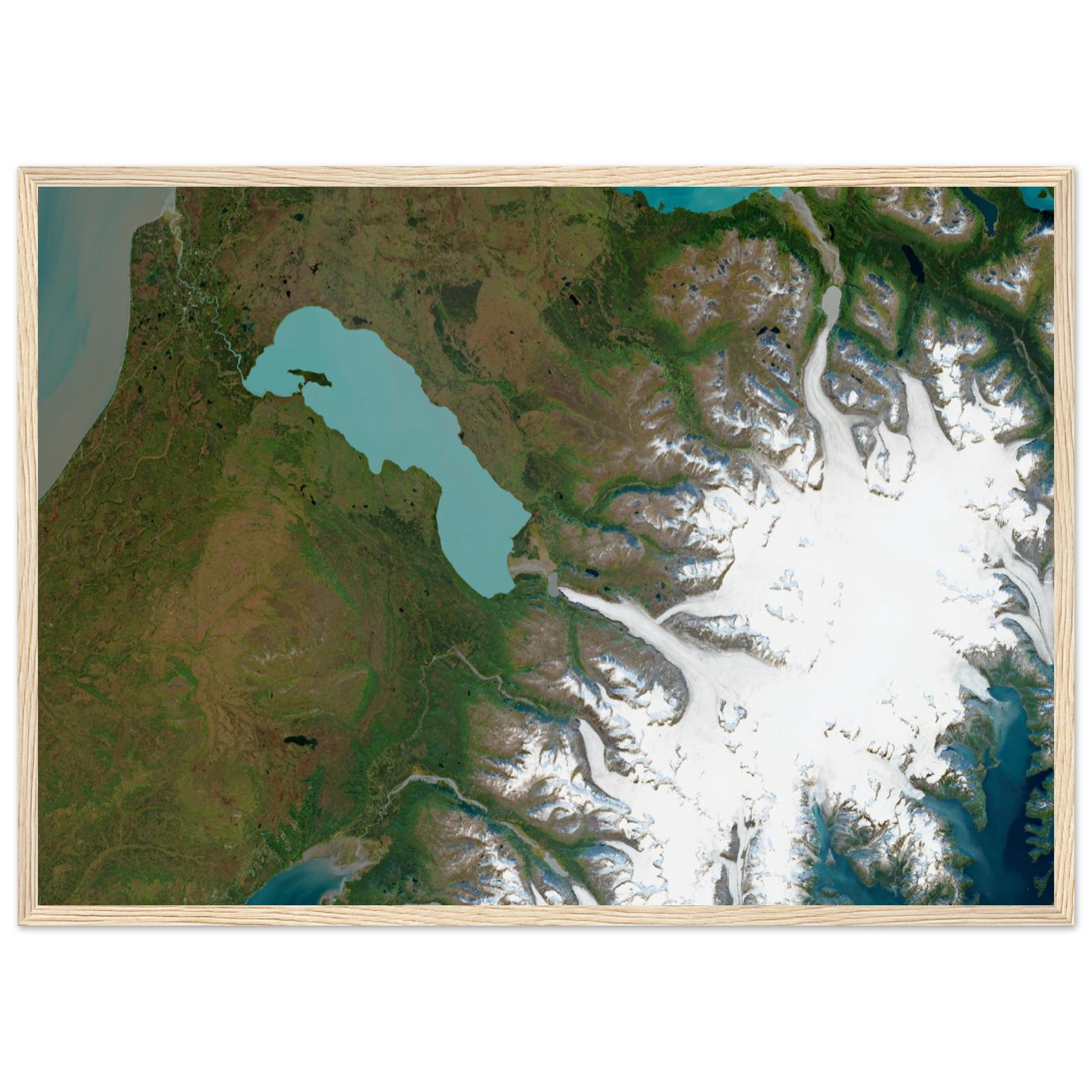 Kenai Fjords National Park Natural Earth Print - Ink And Atlas