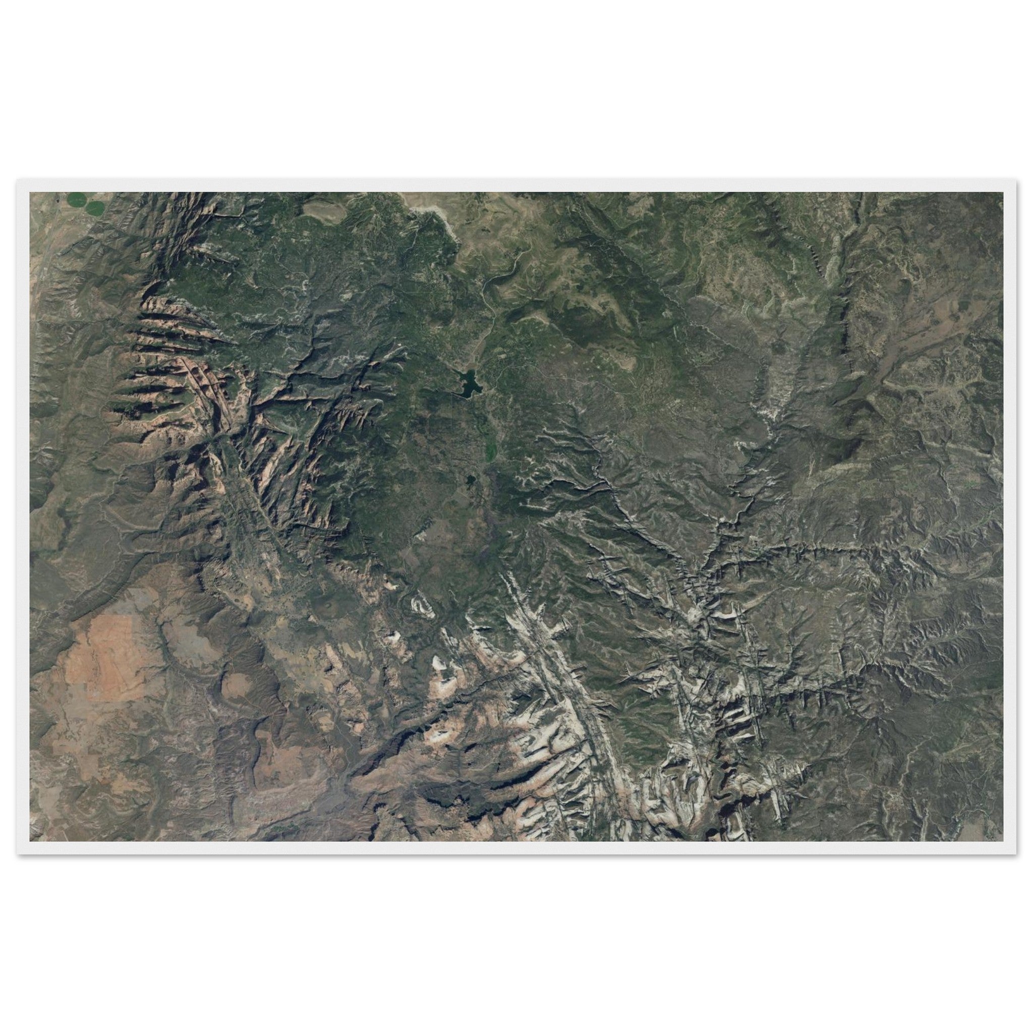 Zion National Park Natural Earth Print - Ink And Atlas
