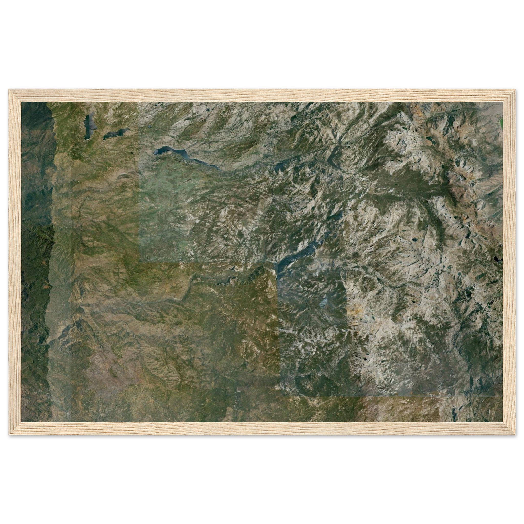 Yosemite National Park Natural Earth Print - Ink And Atlas