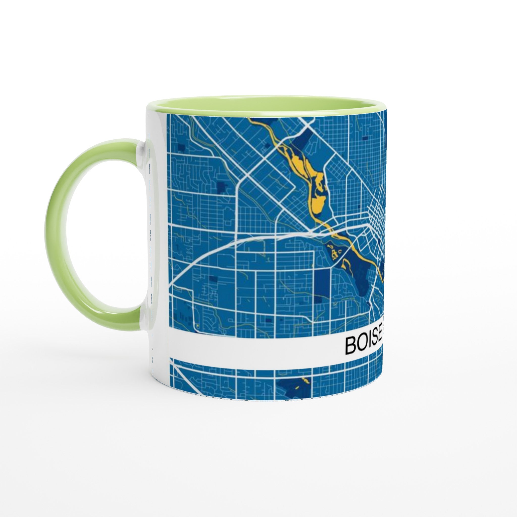 Boise Idaho Modern City Map Mug (11oz) - Ink And Atlas