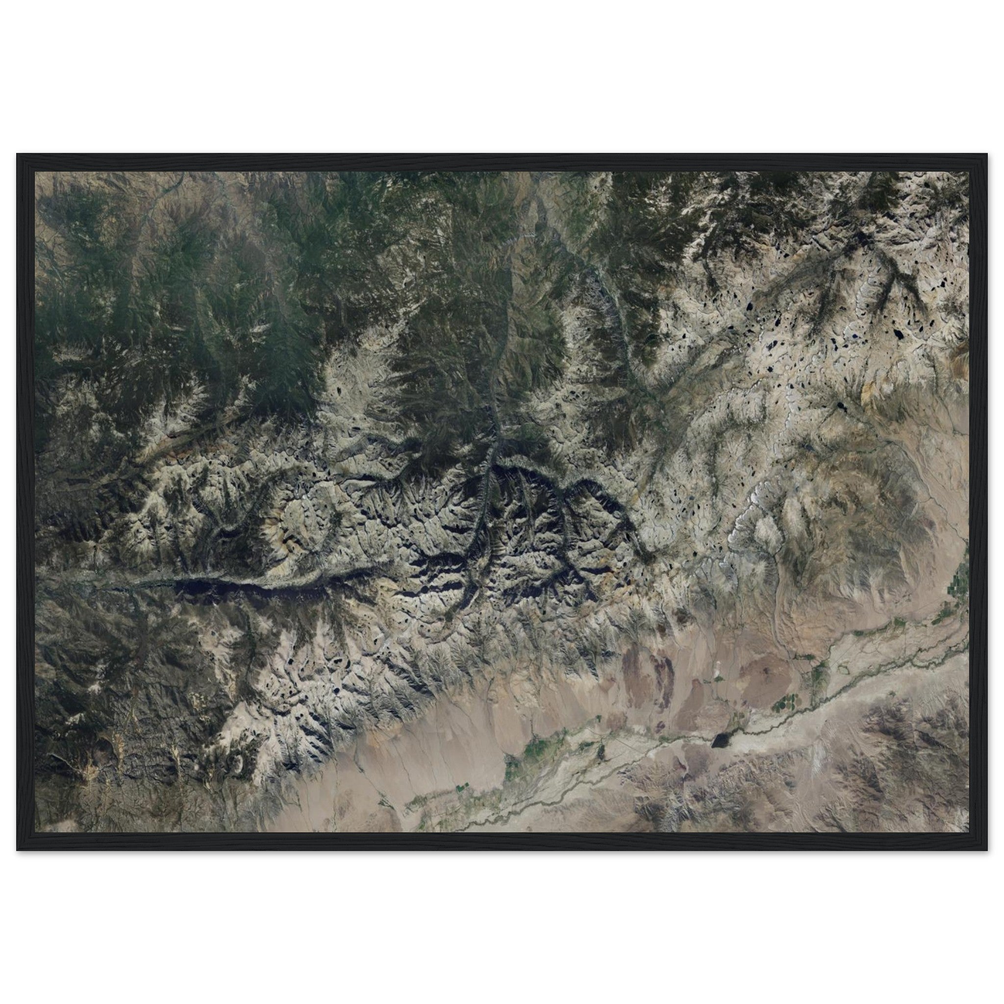 Kings Canyon National Park Natural Earth Print - Ink And Atlas