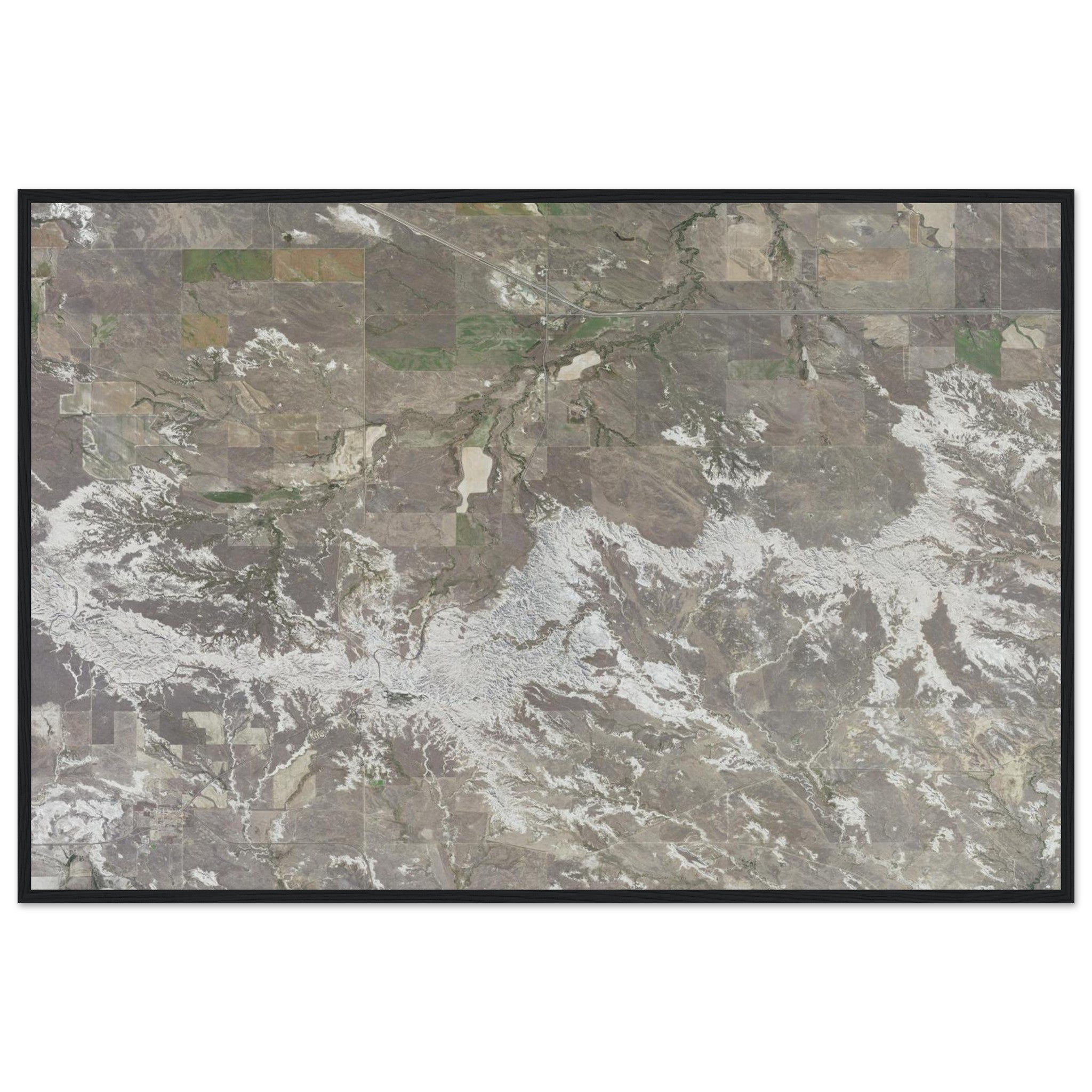 Theodore Roosevelt National Park Natural Earth Print - Ink And Atlas