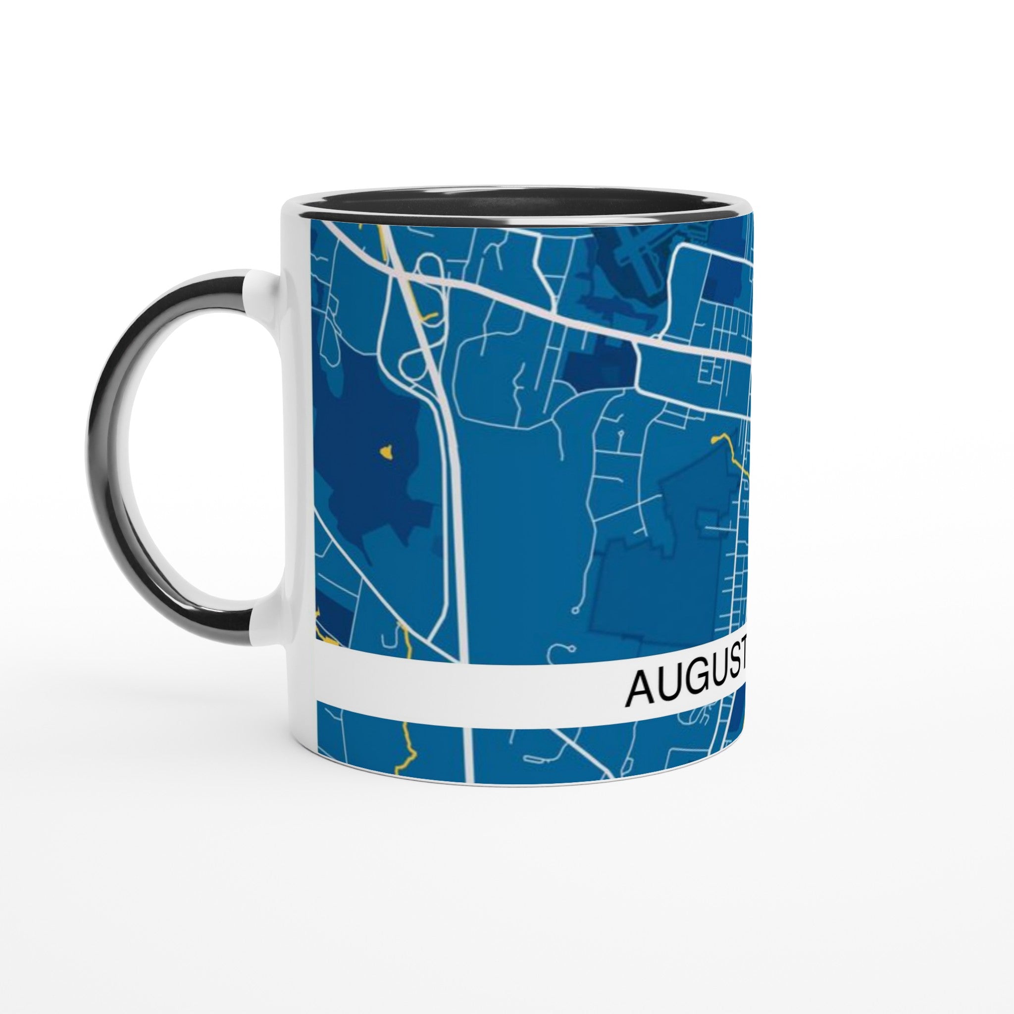 Augusta Modern City Map Mug (11oz) - Ink And Atlas