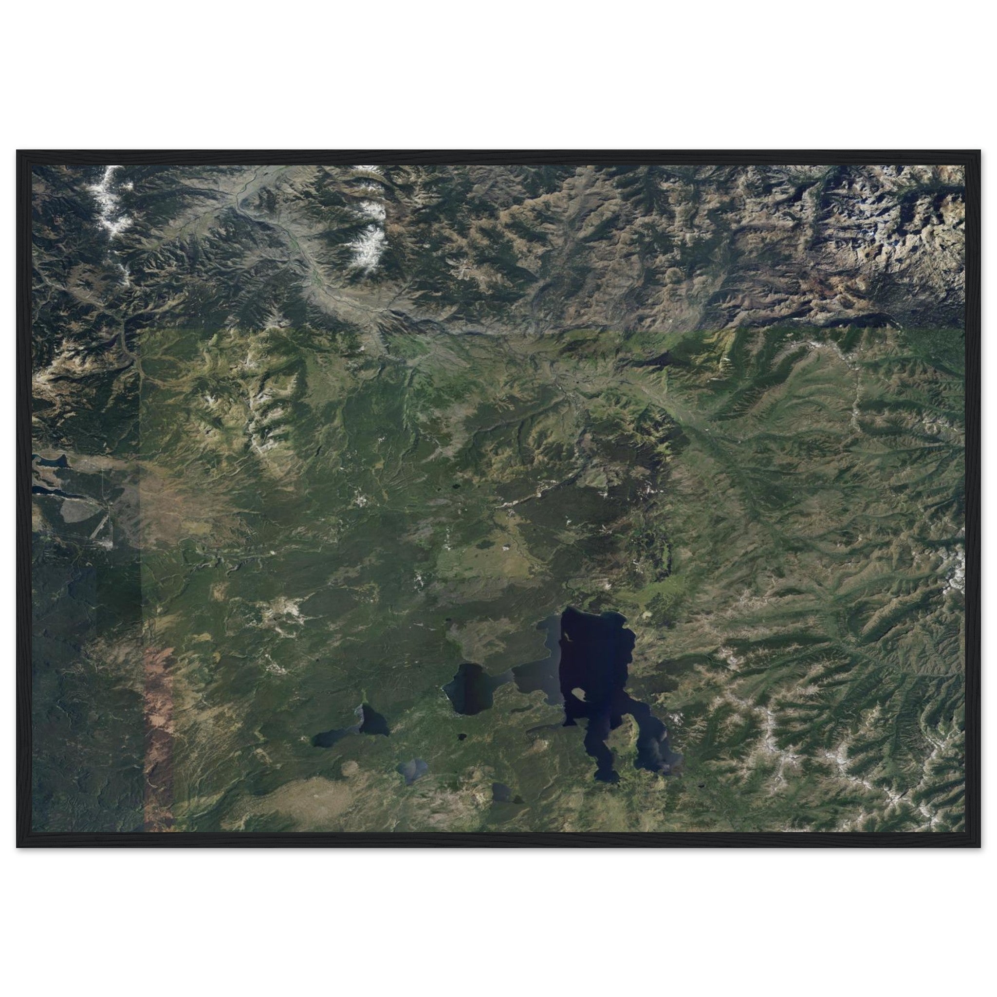 Yellowstone National Park Natural Earth Print - Ink And Atlas