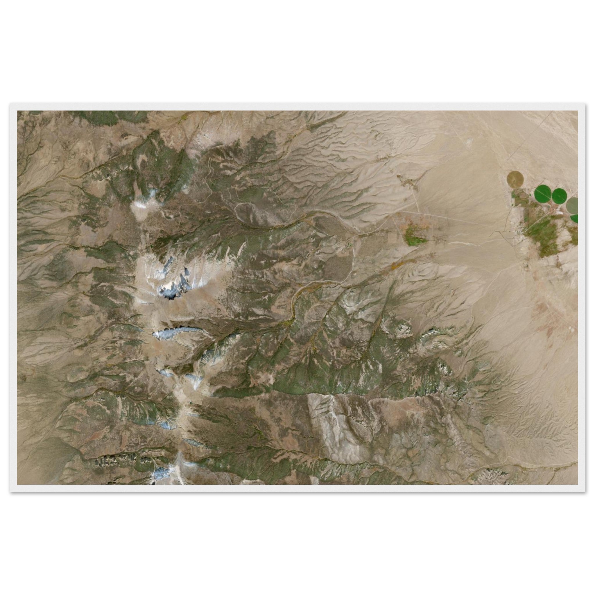 Great Basin National Park Natural Earth Print - Ink And Atlas