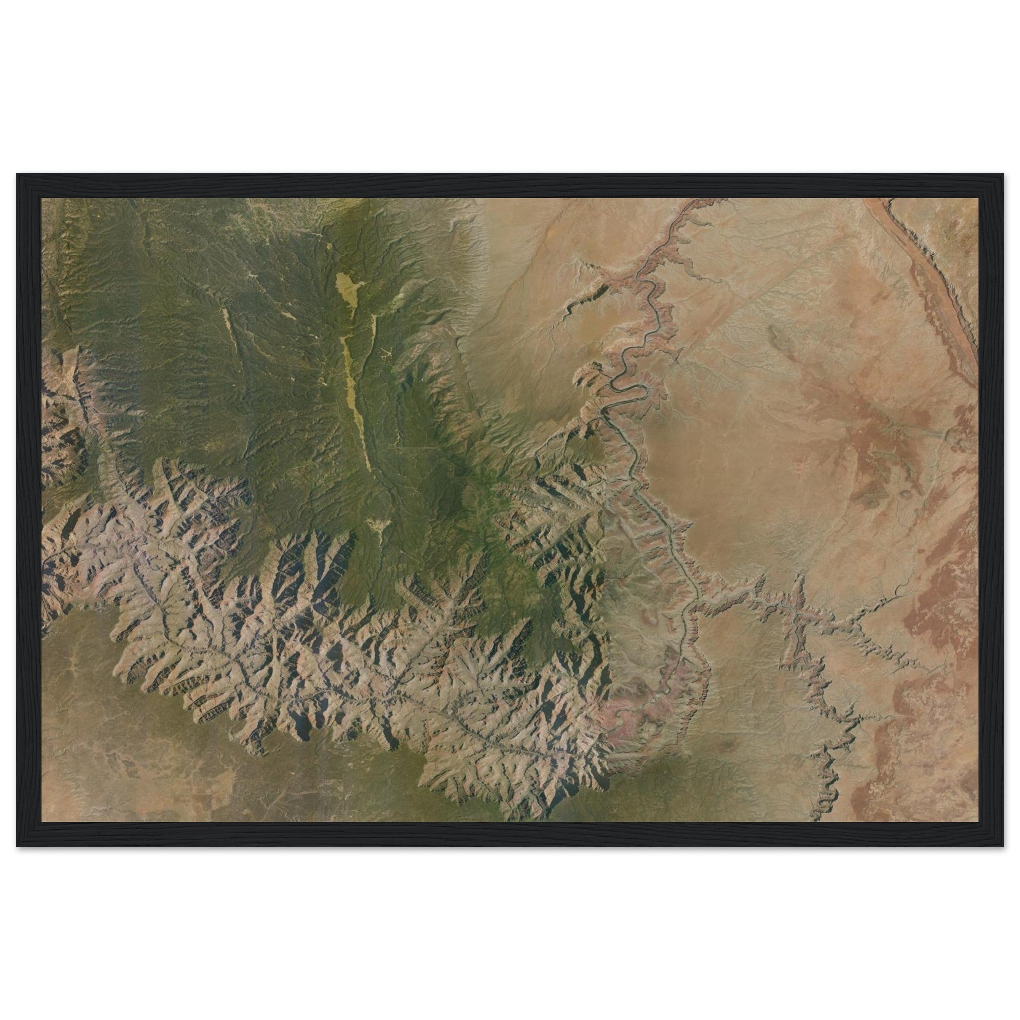 Grand Canyon National Park Natural Earth Print - Ink And Atlas
