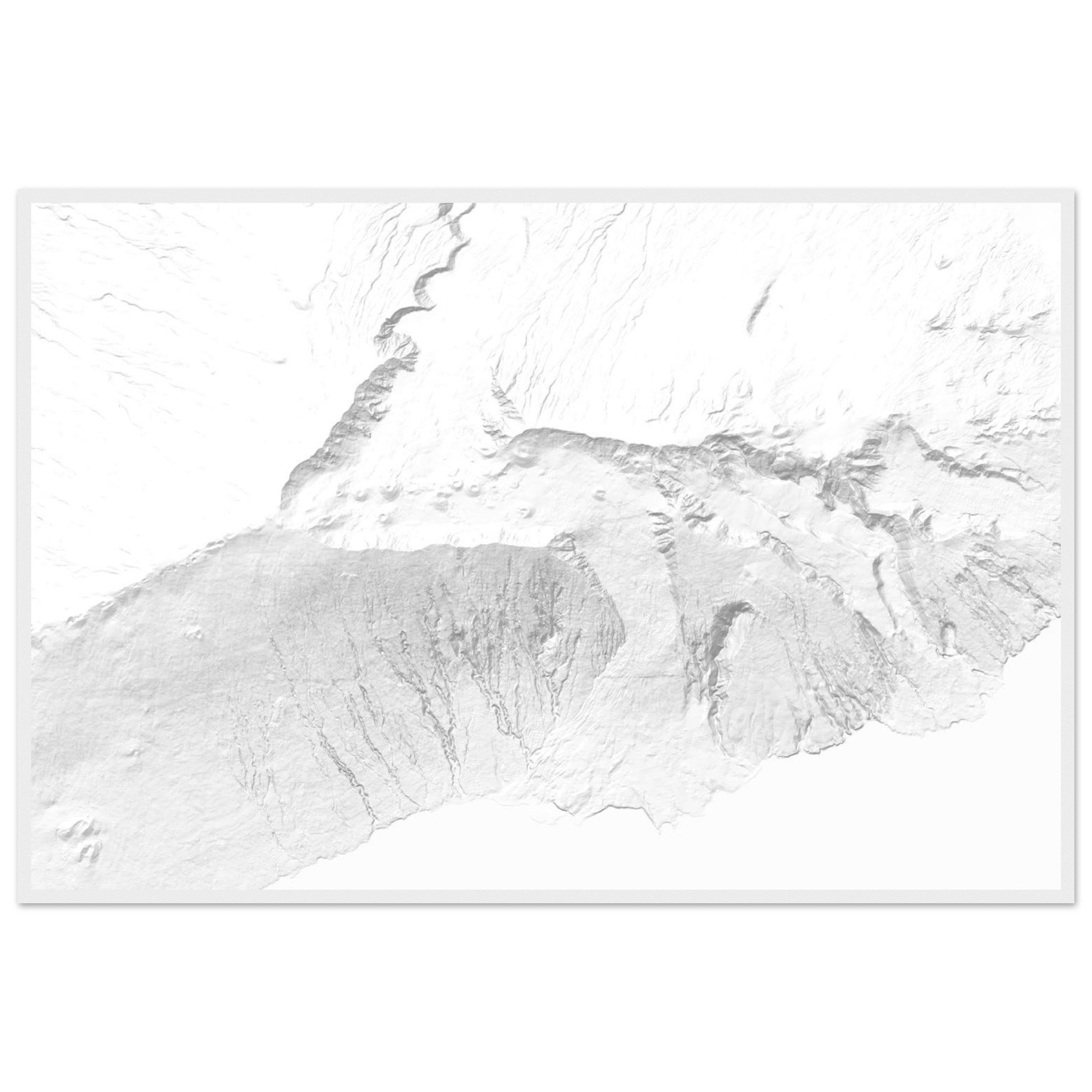 Haleakalā National Park Natural Earth Print - Ink And Atlas