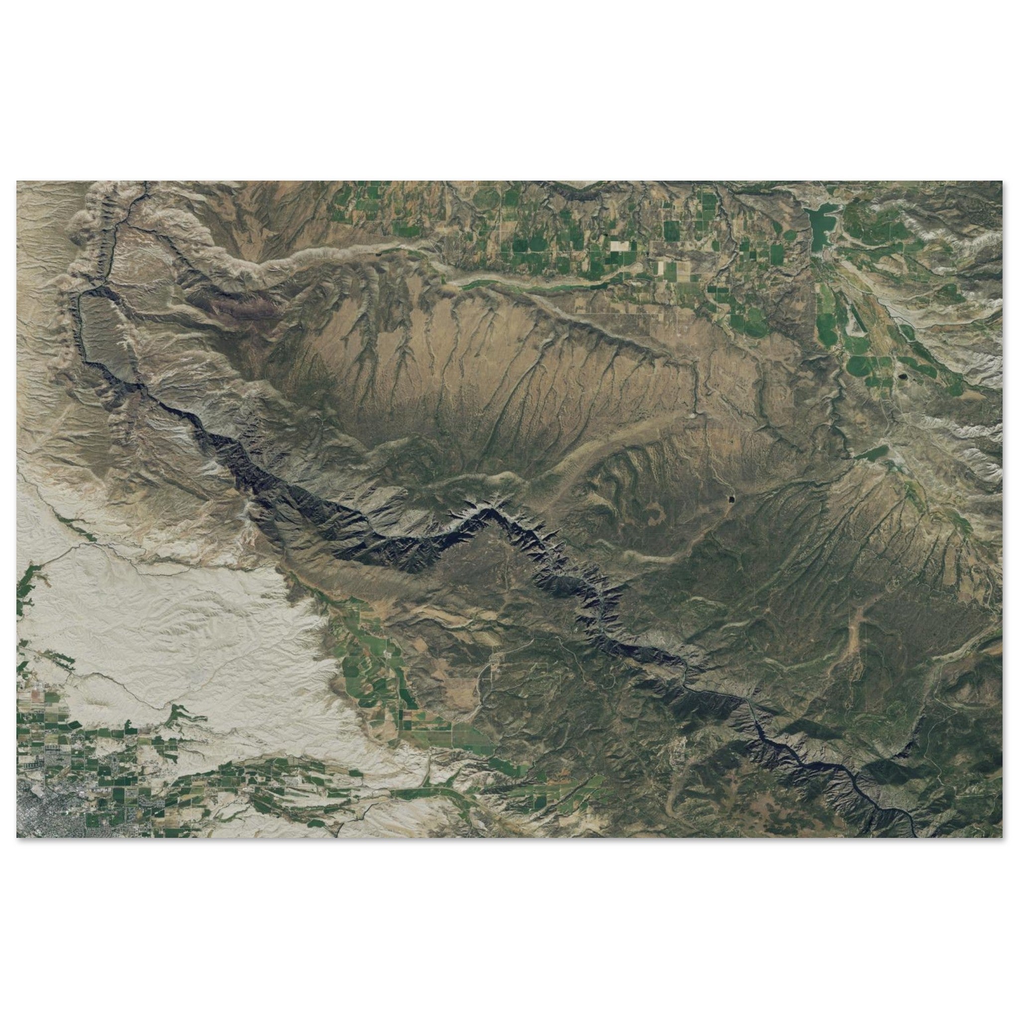 Black Canyon National Park Natural Earth Print - Ink And Atlas