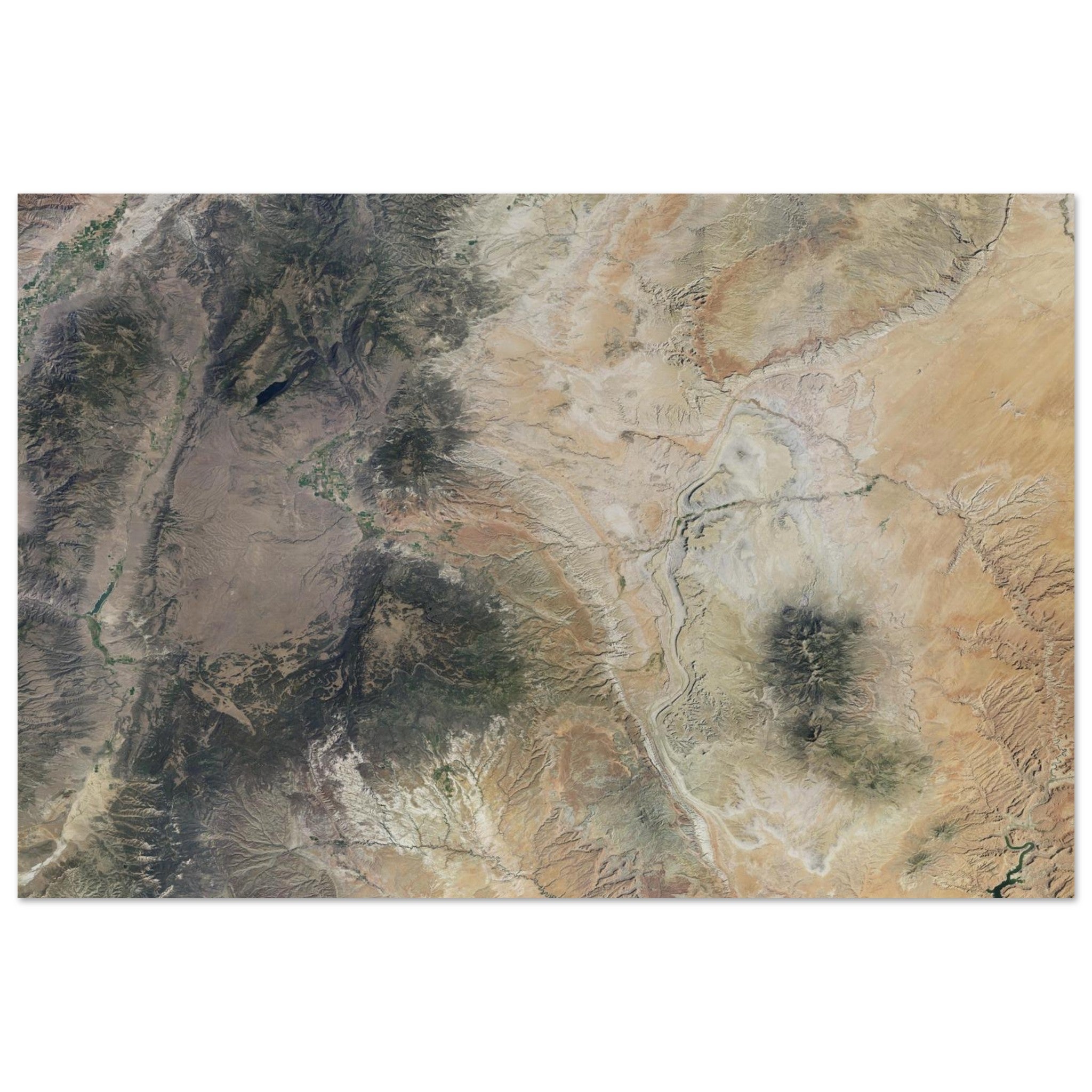 Capitol Reef Natoinal Park Natural Earth Print - Ink And Atlas