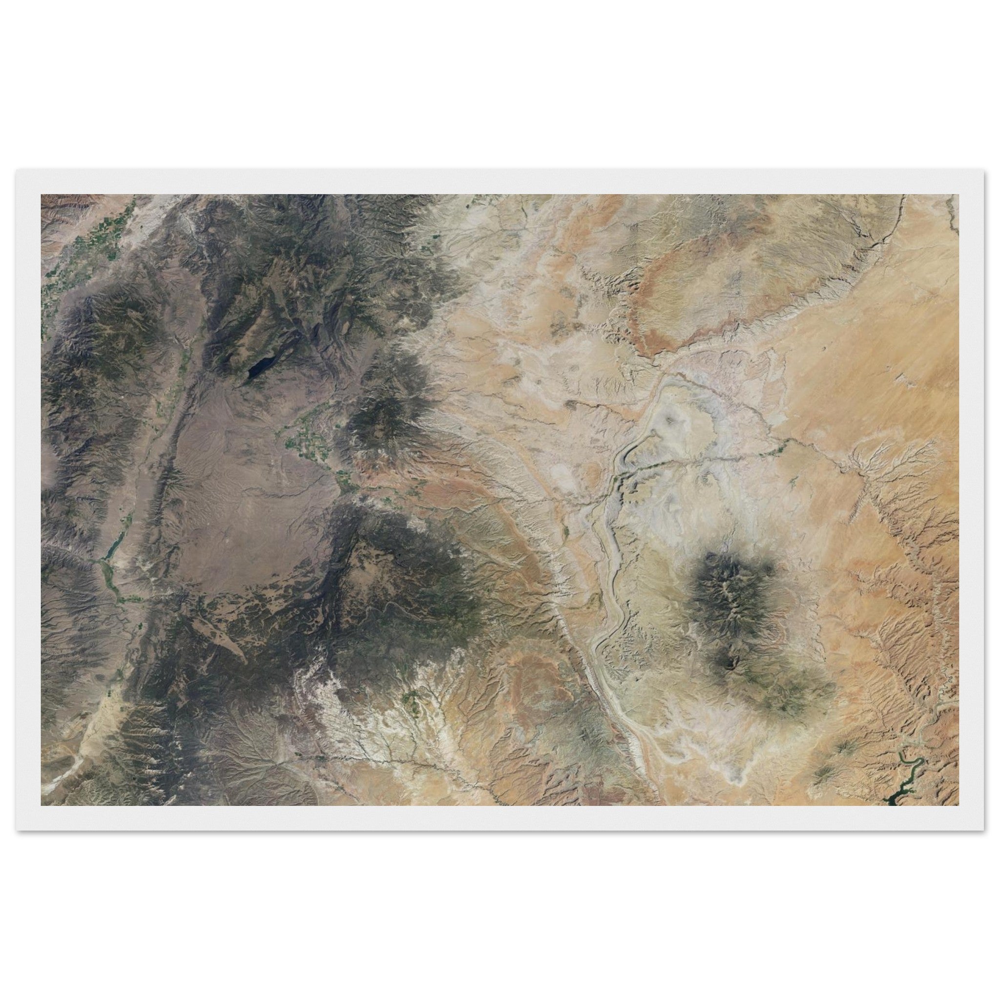 Capitol Reef Natoinal Park Natural Earth Print - Ink And Atlas