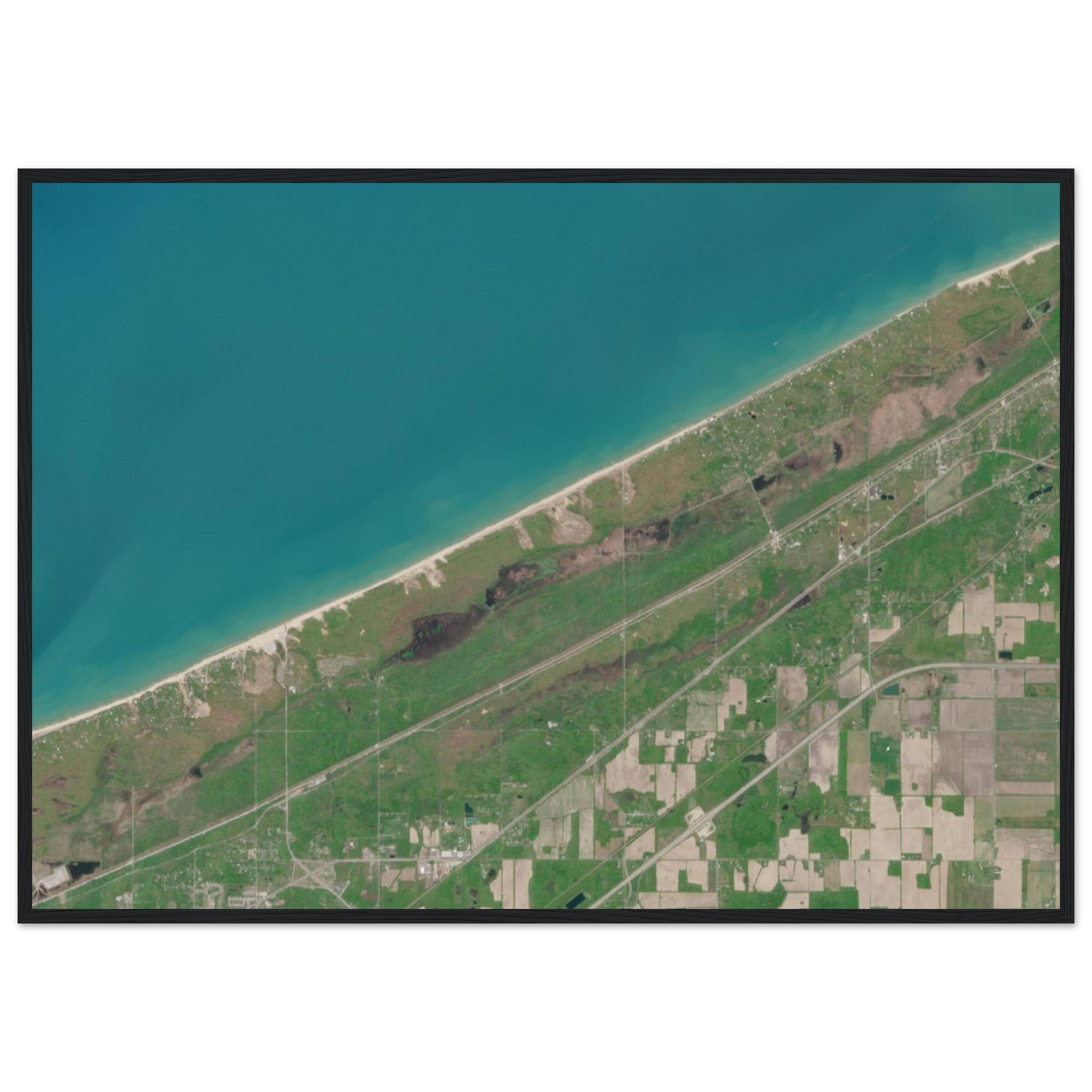Indiana Dunes National Park Natural Earth Print - Ink And Atlas