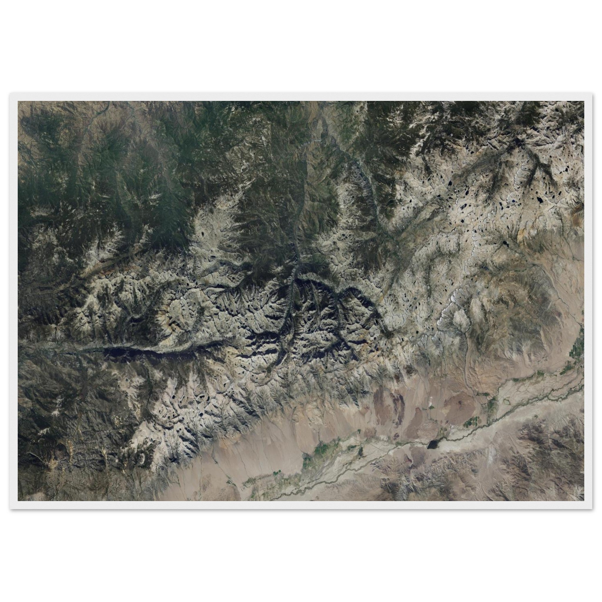 Kings Canyon National Park Natural Earth Print - Ink And Atlas