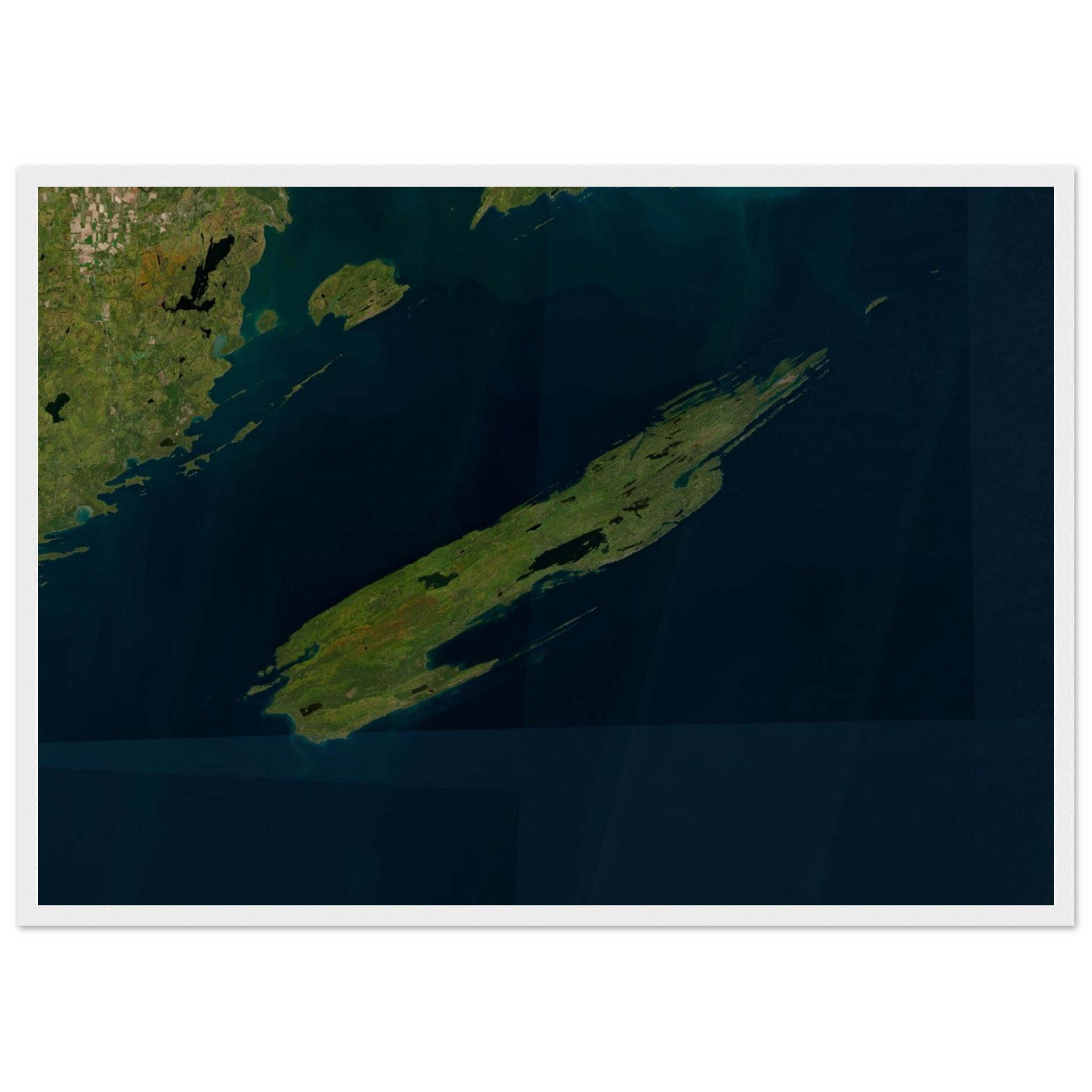 Isle Royale National Park Natural Earth Print - Ink And Atlas