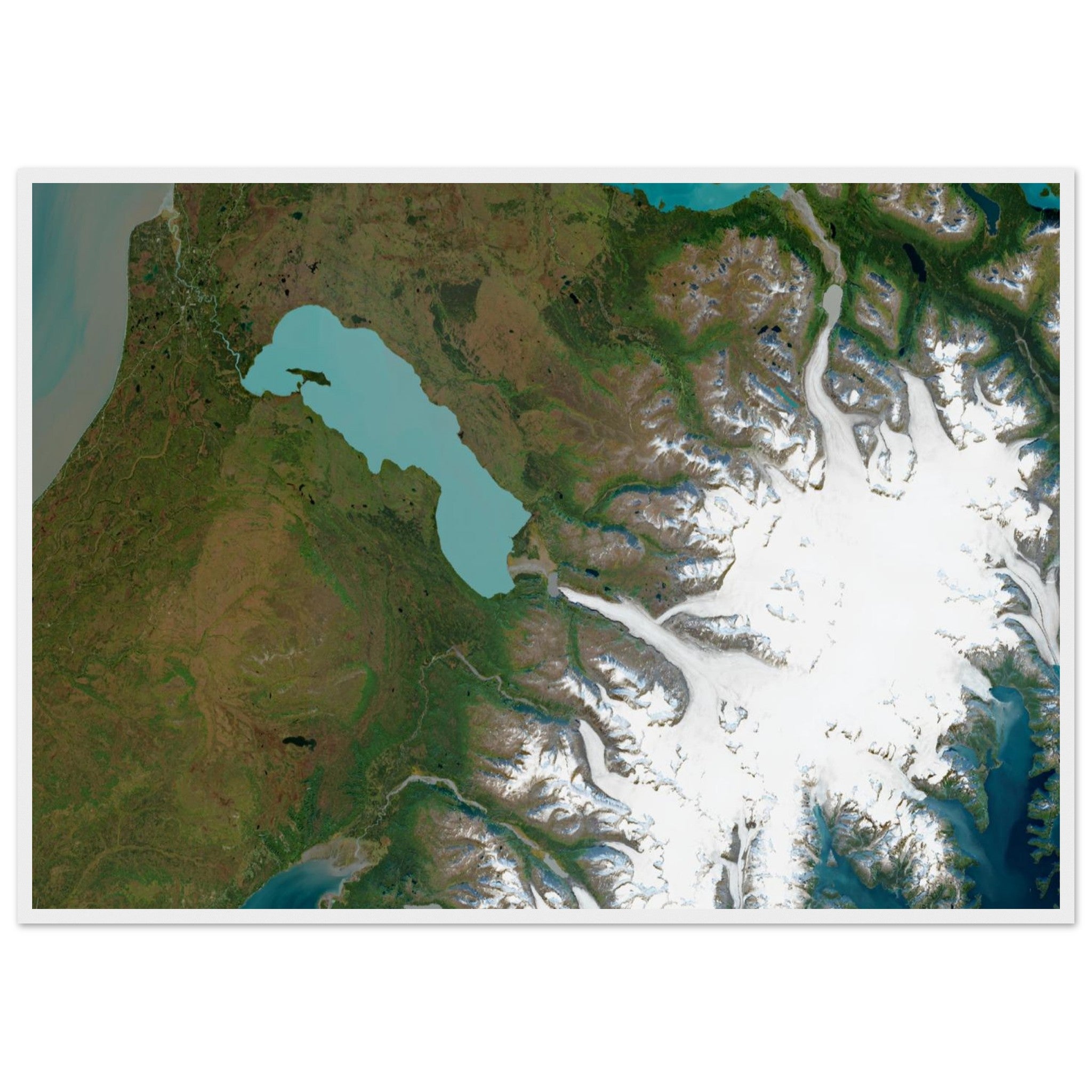 Kenai Fjords National Park Natural Earth Print - Ink And Atlas