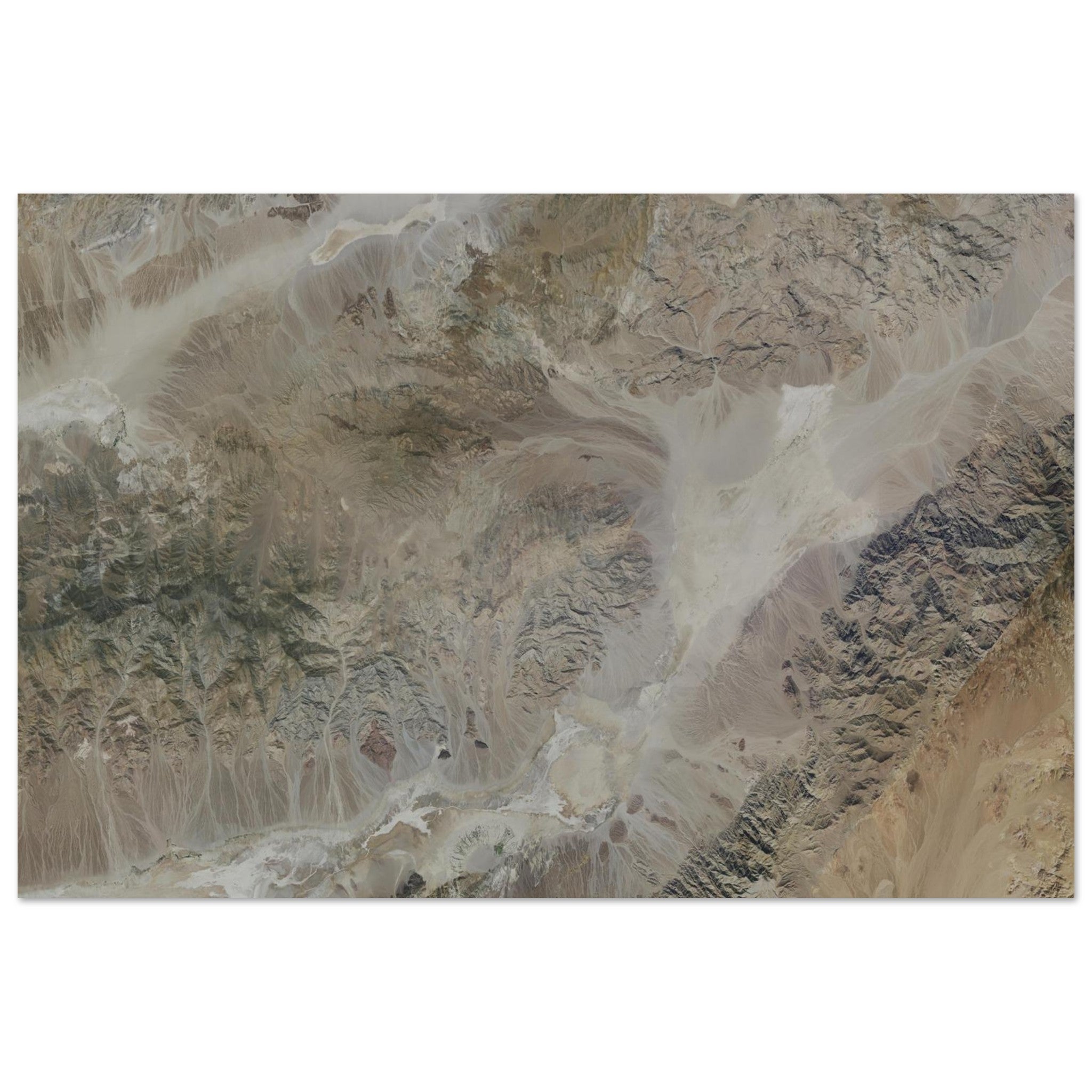 Death Valley National Park Natural Earth Print - Ink And Atlas