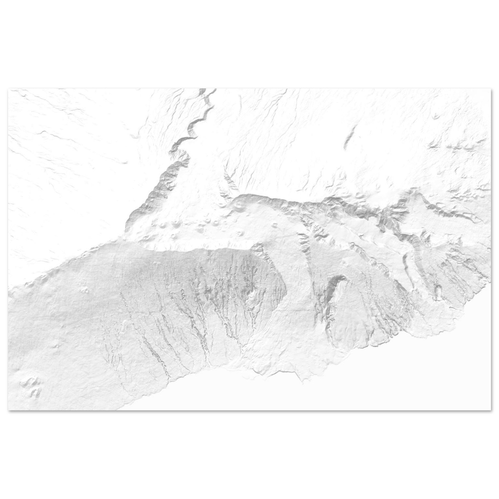Haleakalā National Park Natural Earth Print - Ink And Atlas