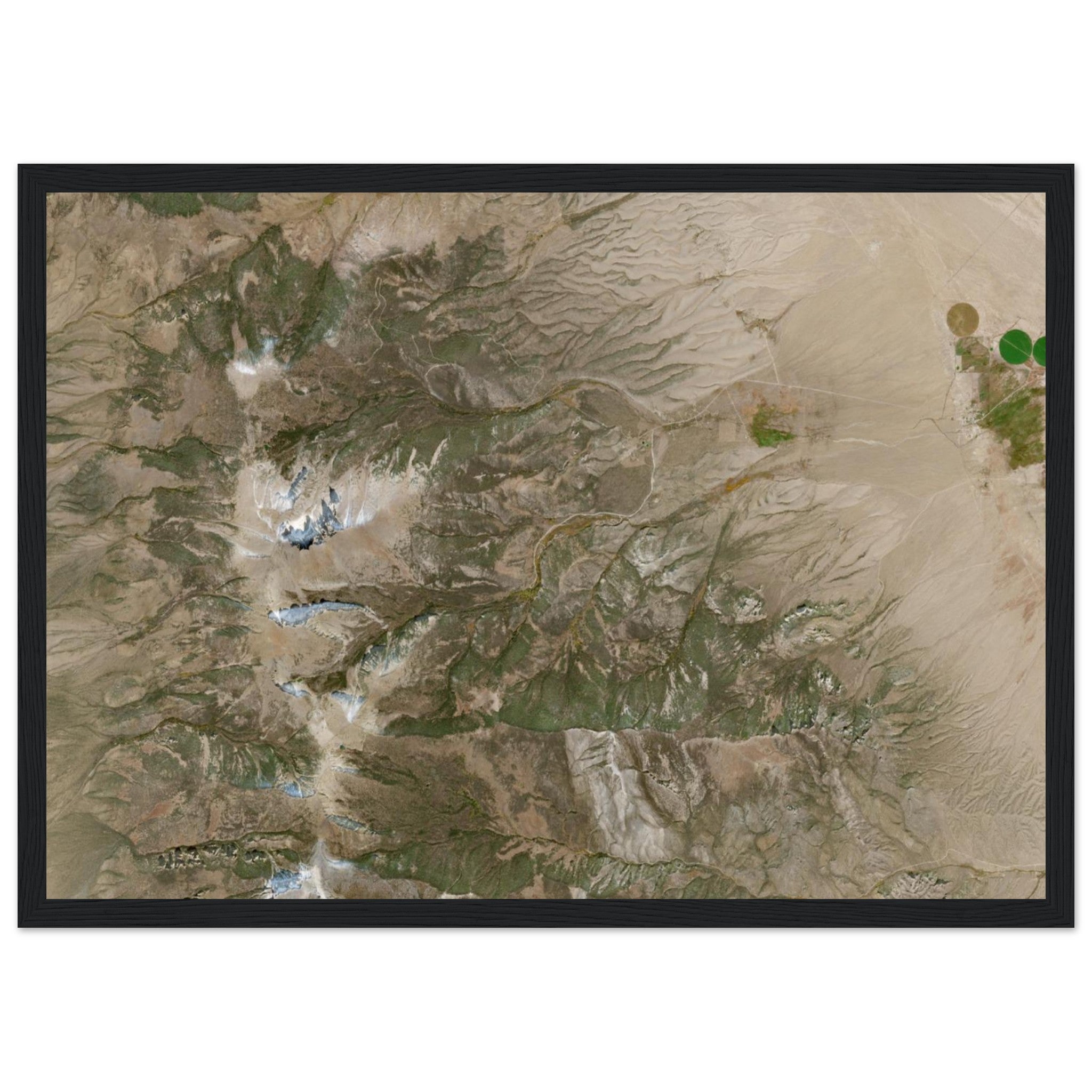 Great Basin National Park Natural Earth Print - Ink And Atlas
