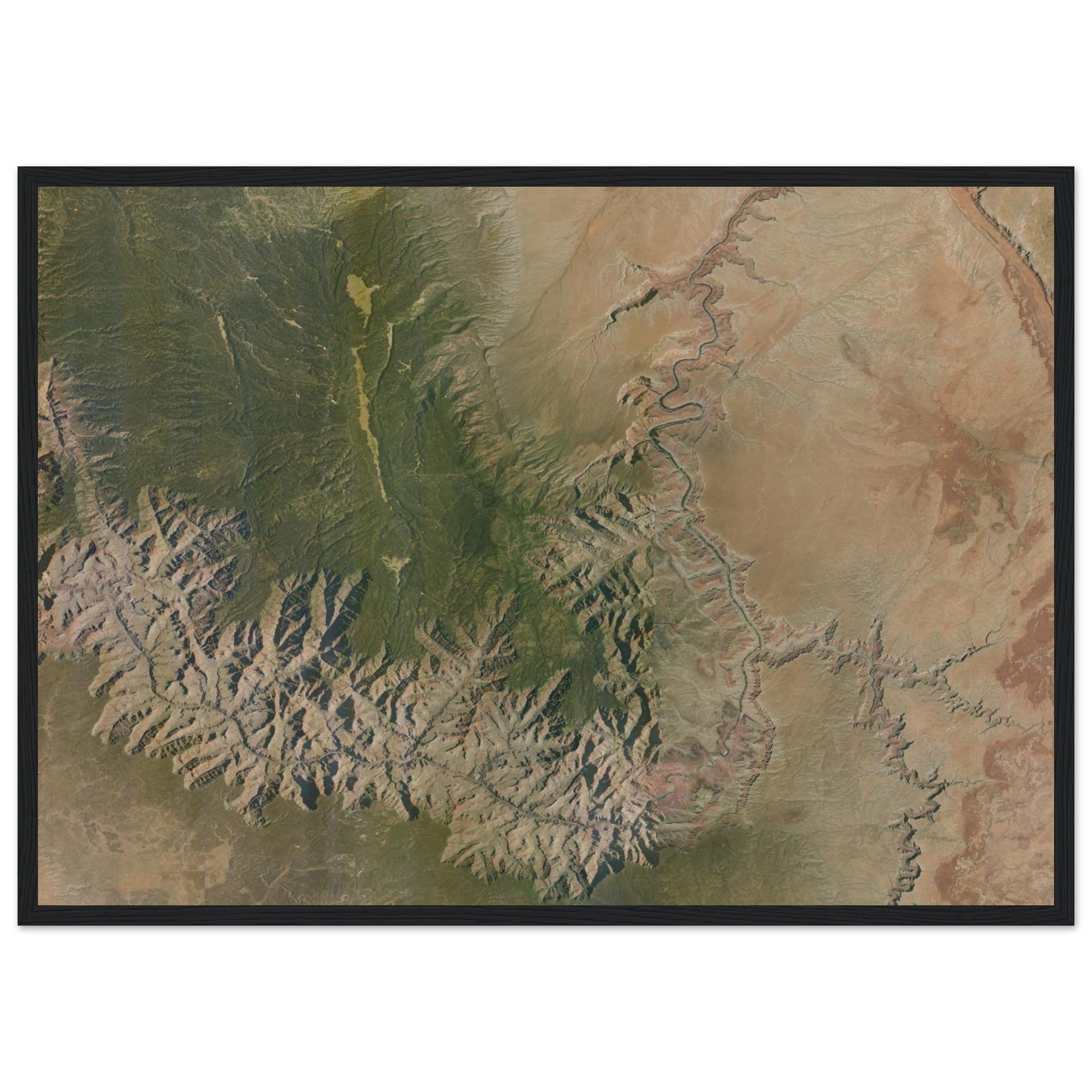 Grand Canyon National Park Natural Earth Print - Ink And Atlas