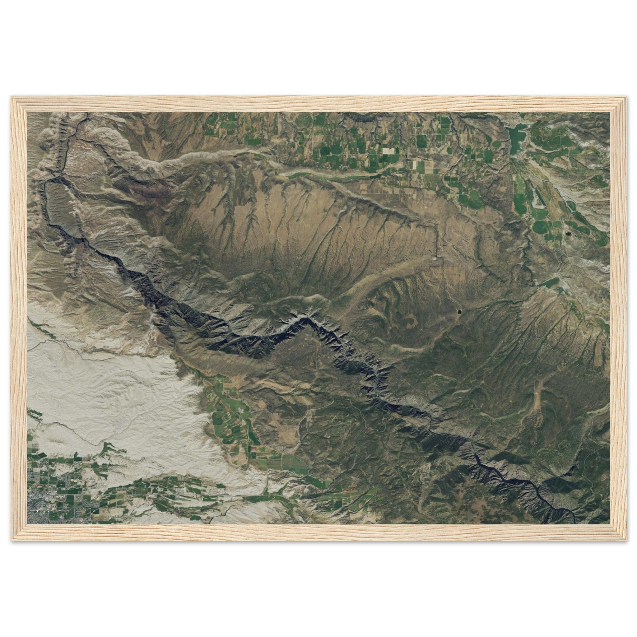 Black Canyon National Park Natural Earth Print - Ink And Atlas