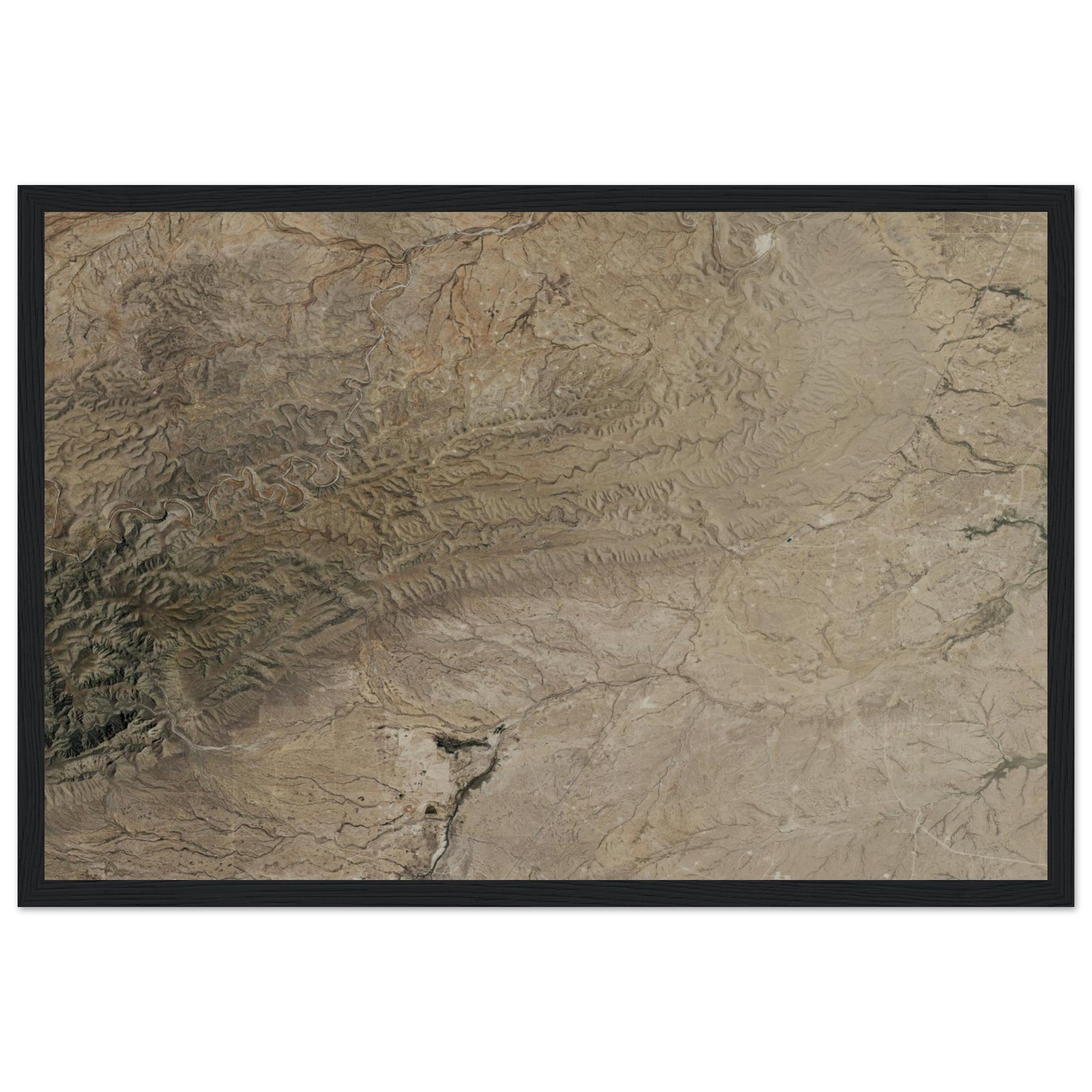 Carlsbad Caverns National Park Natural Earth Print - Ink And Atlas