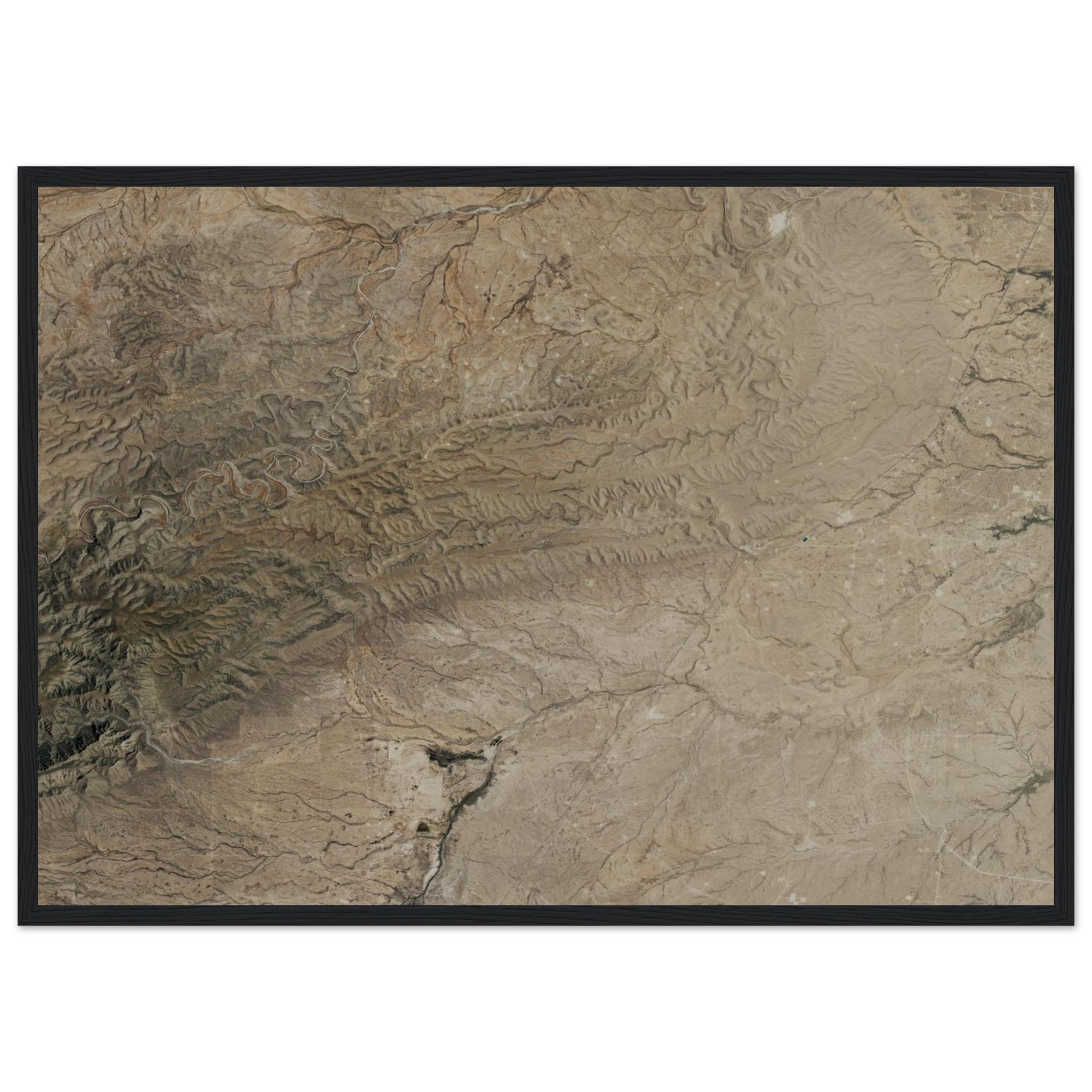 Carlsbad Caverns National Park Natural Earth Print - Ink And Atlas