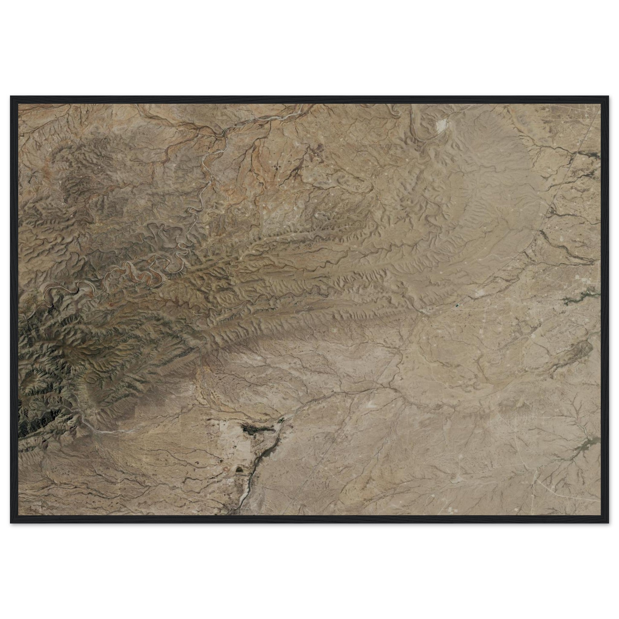 Carlsbad Caverns National Park Natural Earth Print - Ink And Atlas