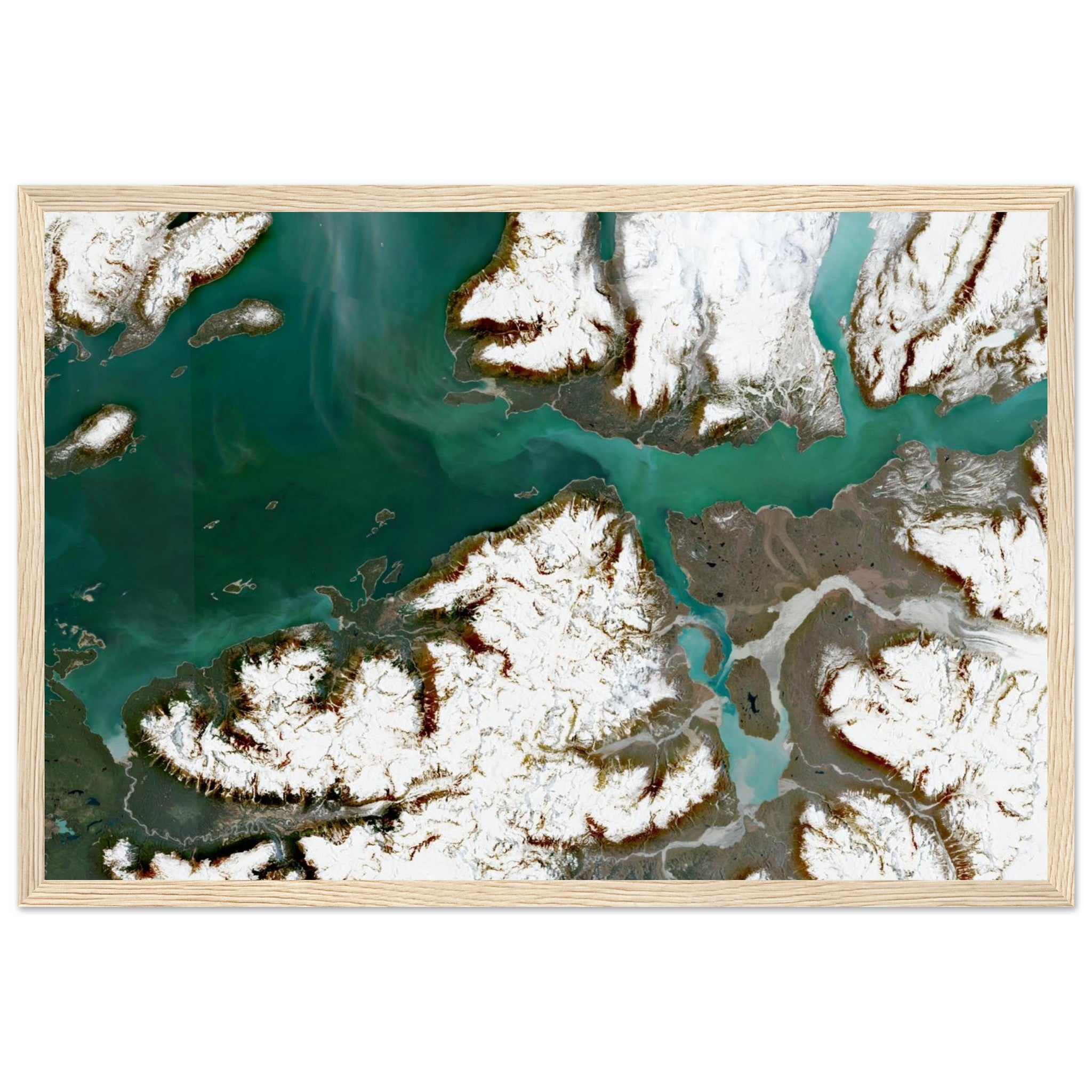 Glacier Bay National Park Natural Earth Print - Ink And Atlas