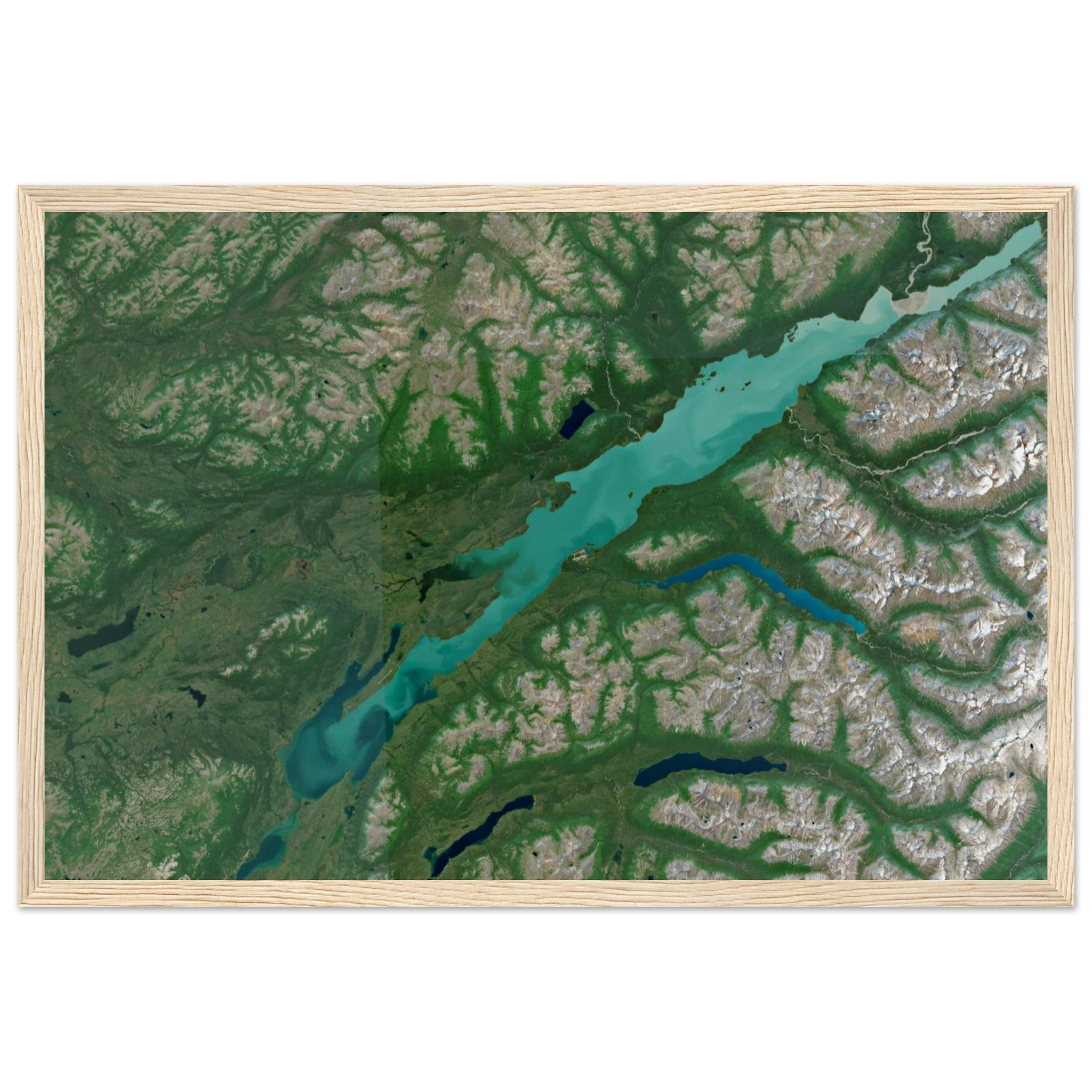 Lake Clark National Park Natural Earth Print - Ink And Atlas