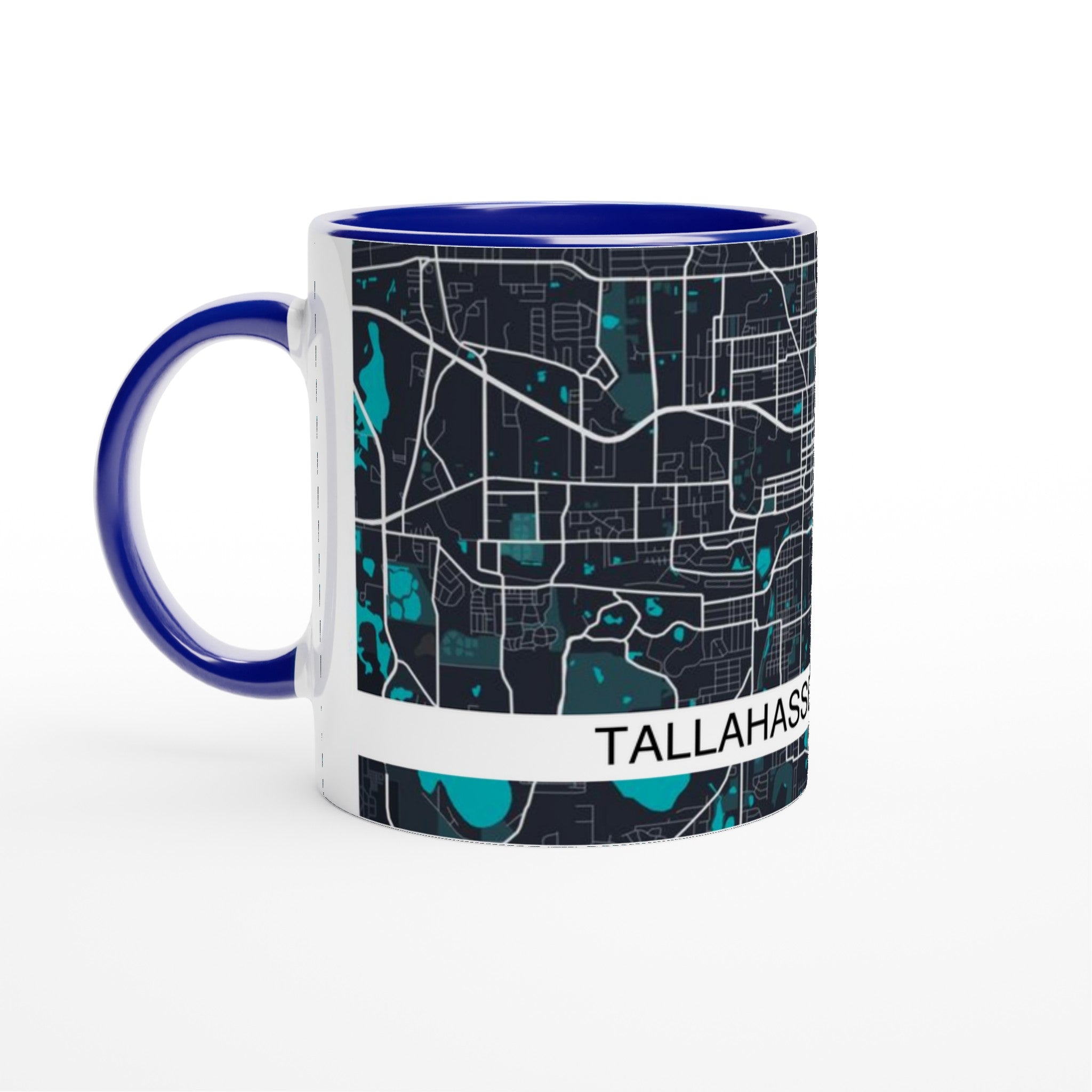 Tallahassee Florida Modern City Map Mug (11oz) - Ink And Atlas
