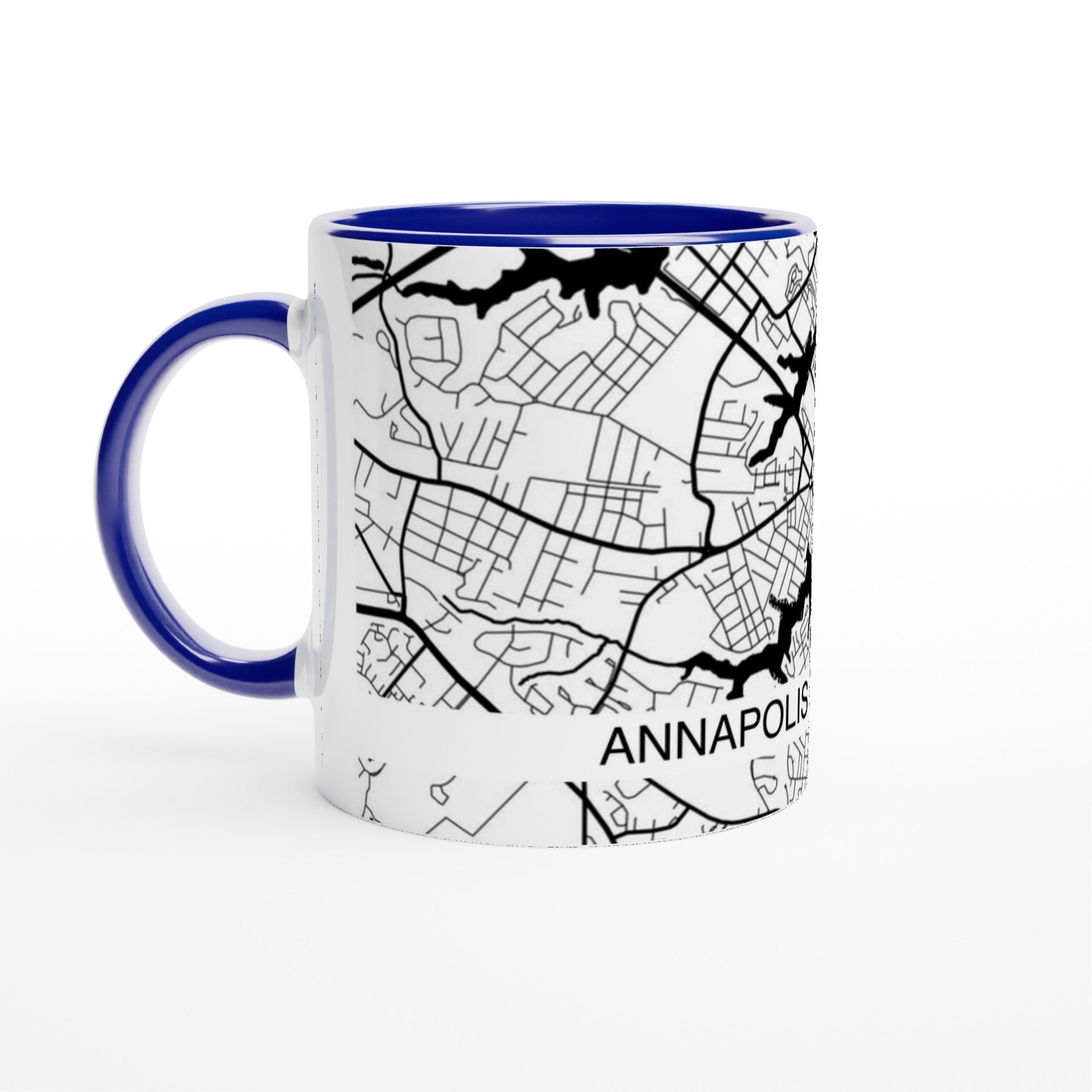 Annapolis Modern City Map Mug (11oz) - Ink And Atlas
