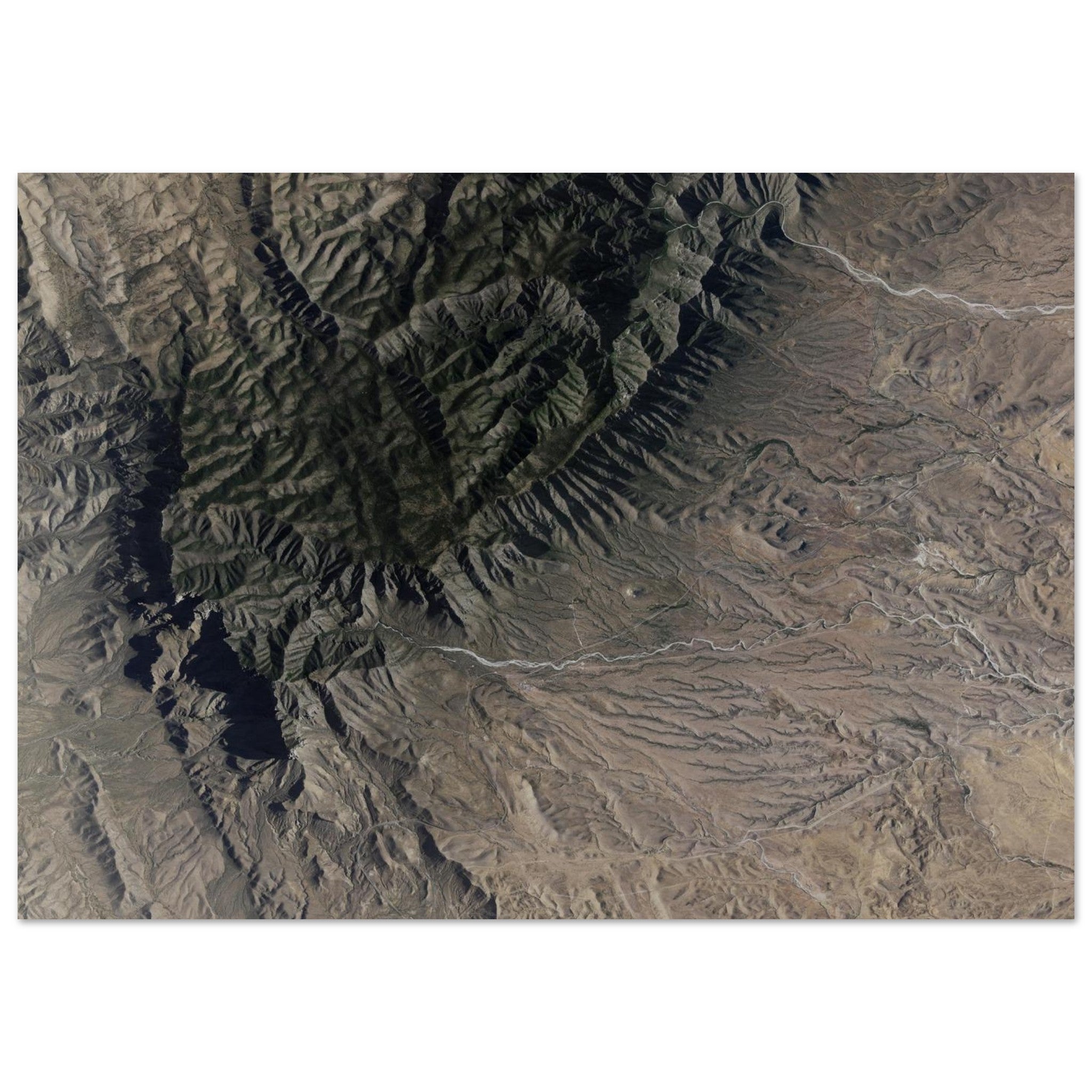 Guadalupe Mountains National Park Natural Earth Print - Ink And Atlas