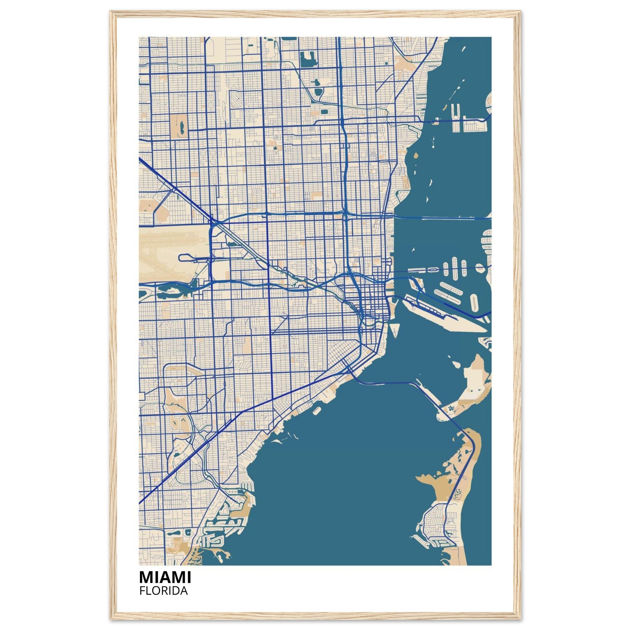 miami modern city map 