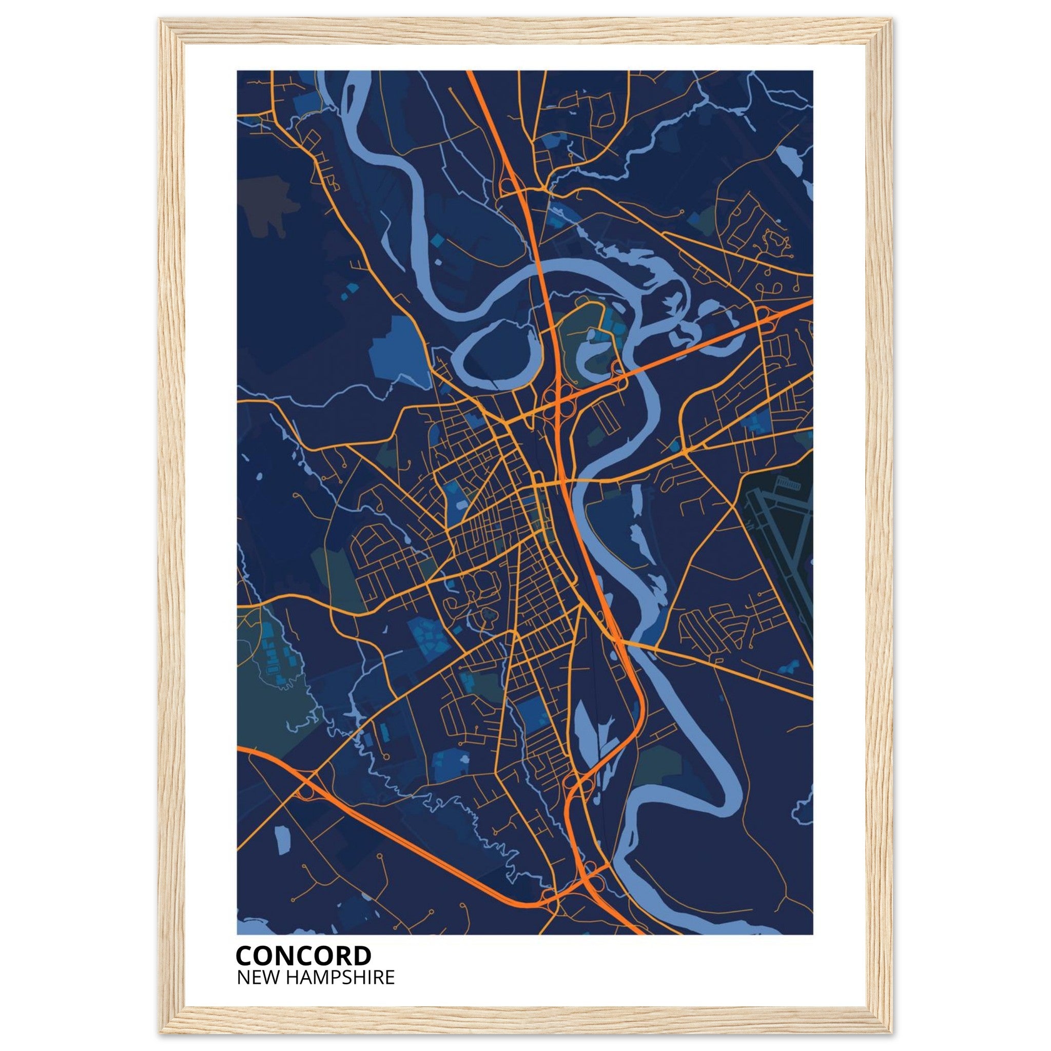 concord modern city map 