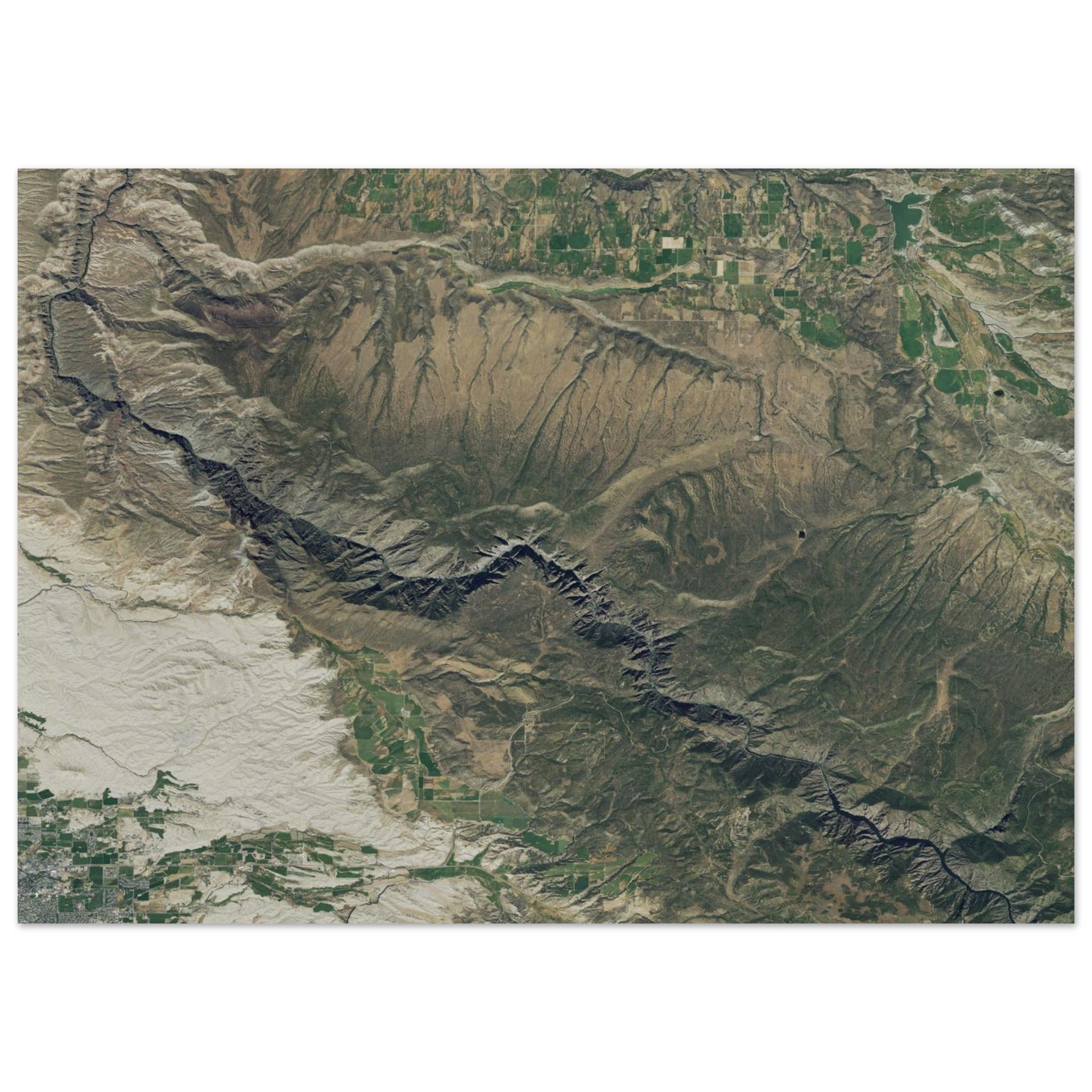 Black Canyon National Park Natural Earth Print - Ink And Atlas
