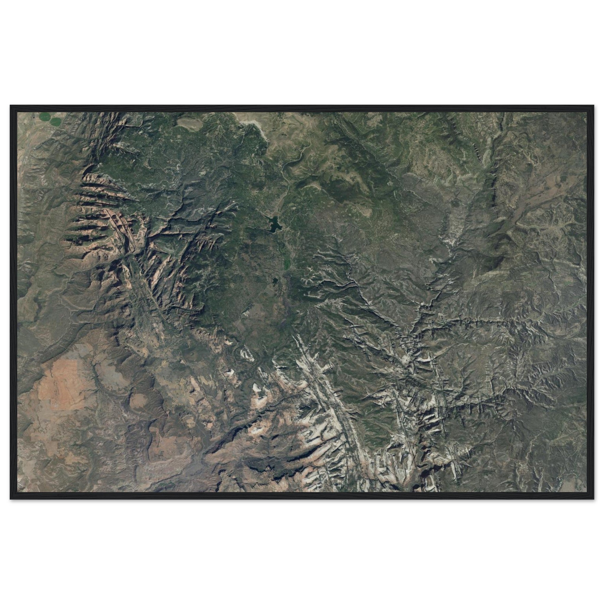 Zion National Park Natural Earth Print - Ink And Atlas