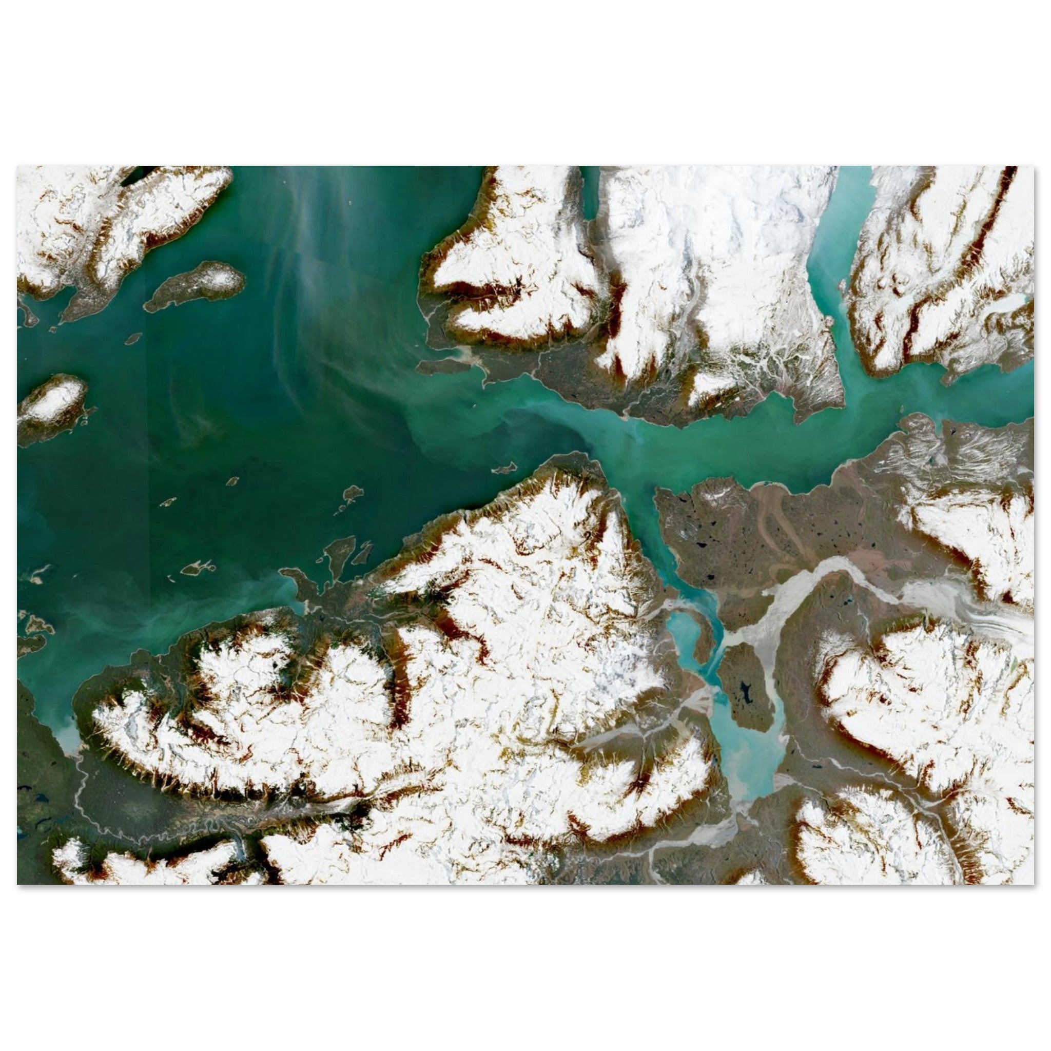Glacier Bay National Park Natural Earth Print - Ink And Atlas