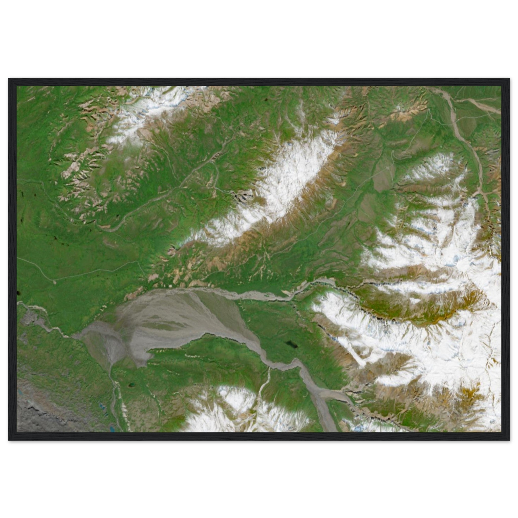 Denali National Park Natural Earth Print - Ink And Atlas