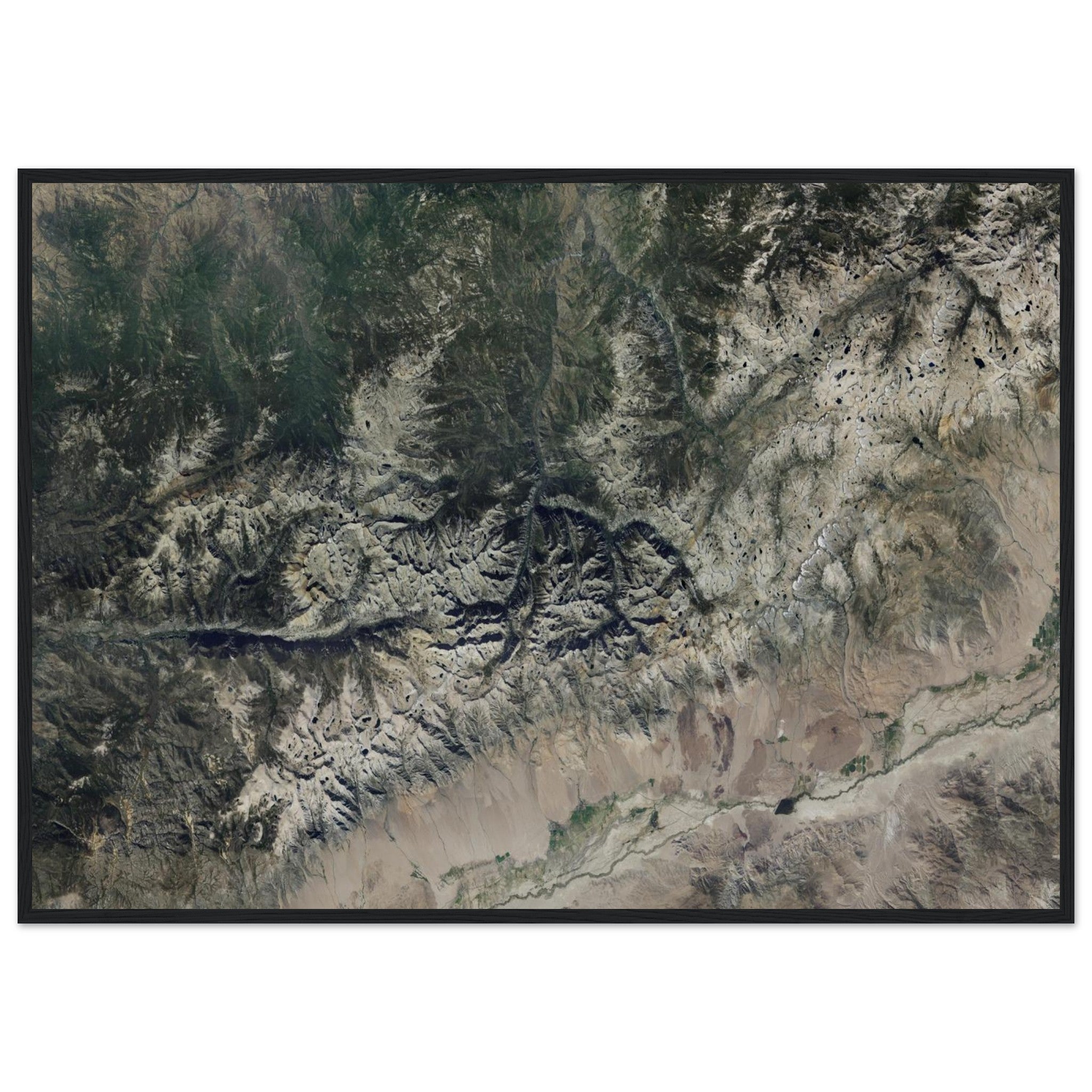 Kings Canyon National Park Natural Earth Print - Ink And Atlas