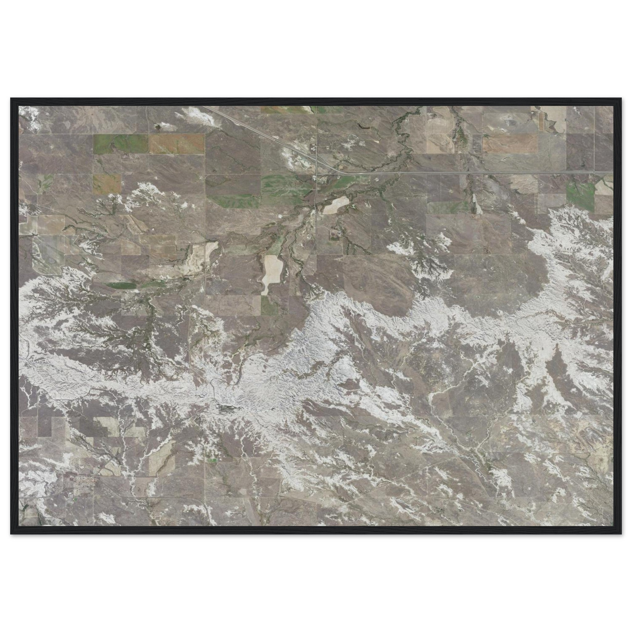 Theodore Roosevelt National Park Natural Earth Print - Ink And Atlas