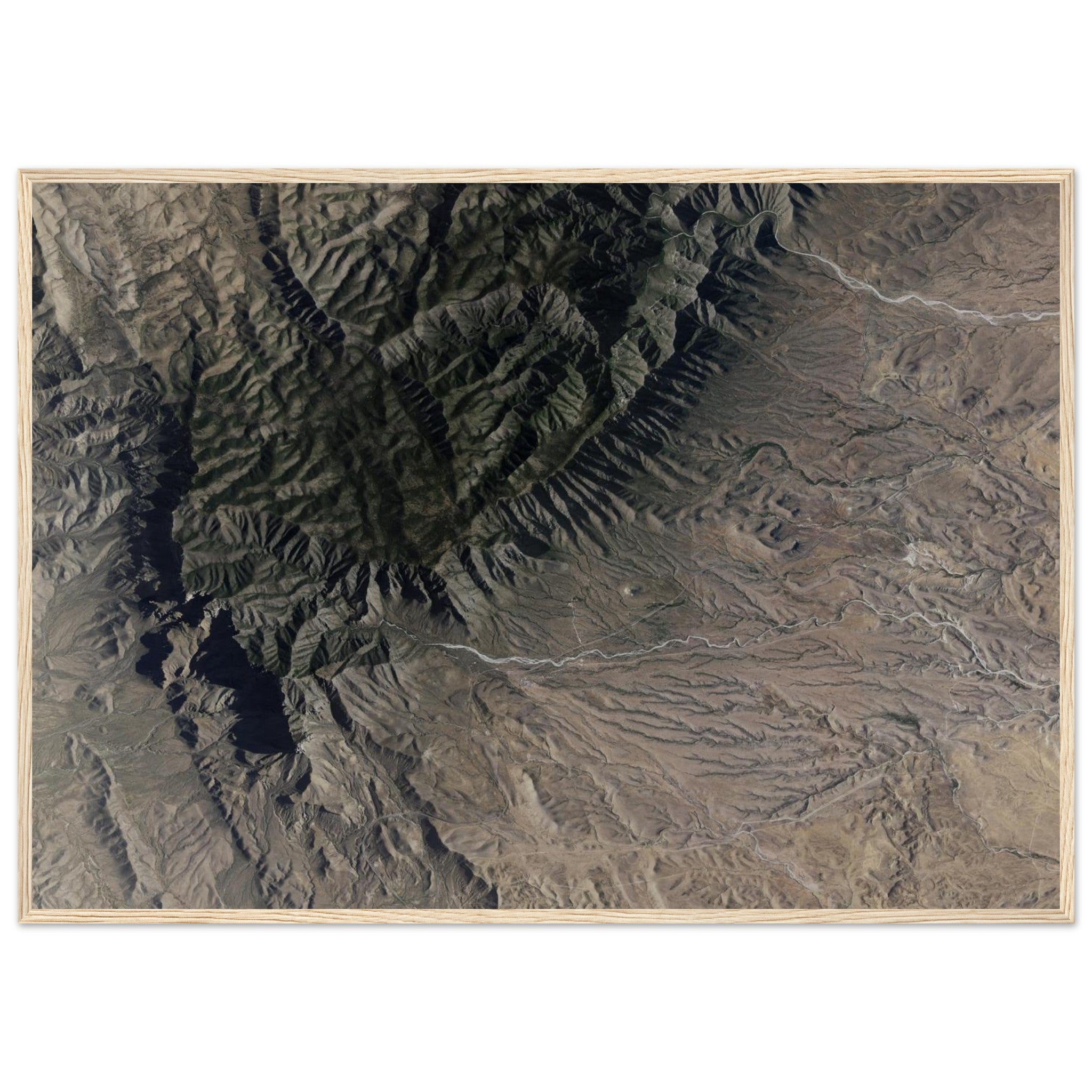 Guadalupe Mountains National Park Natural Earth Print - Ink And Atlas