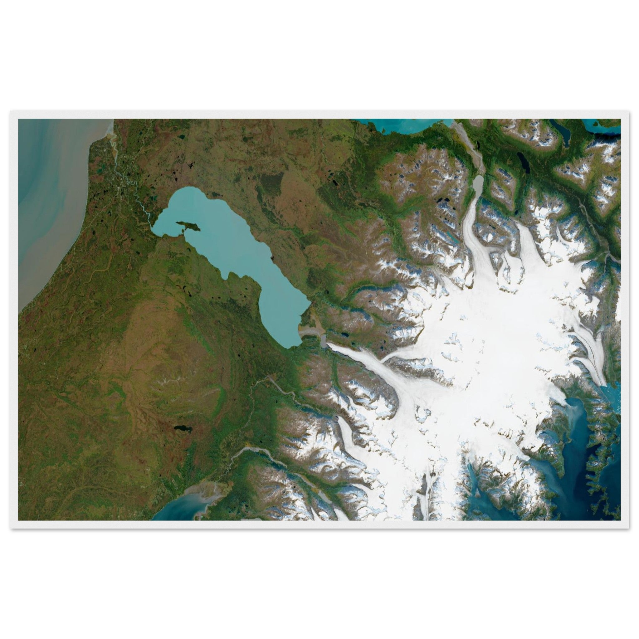 Kenai Fjords National Park Natural Earth Print - Ink And Atlas