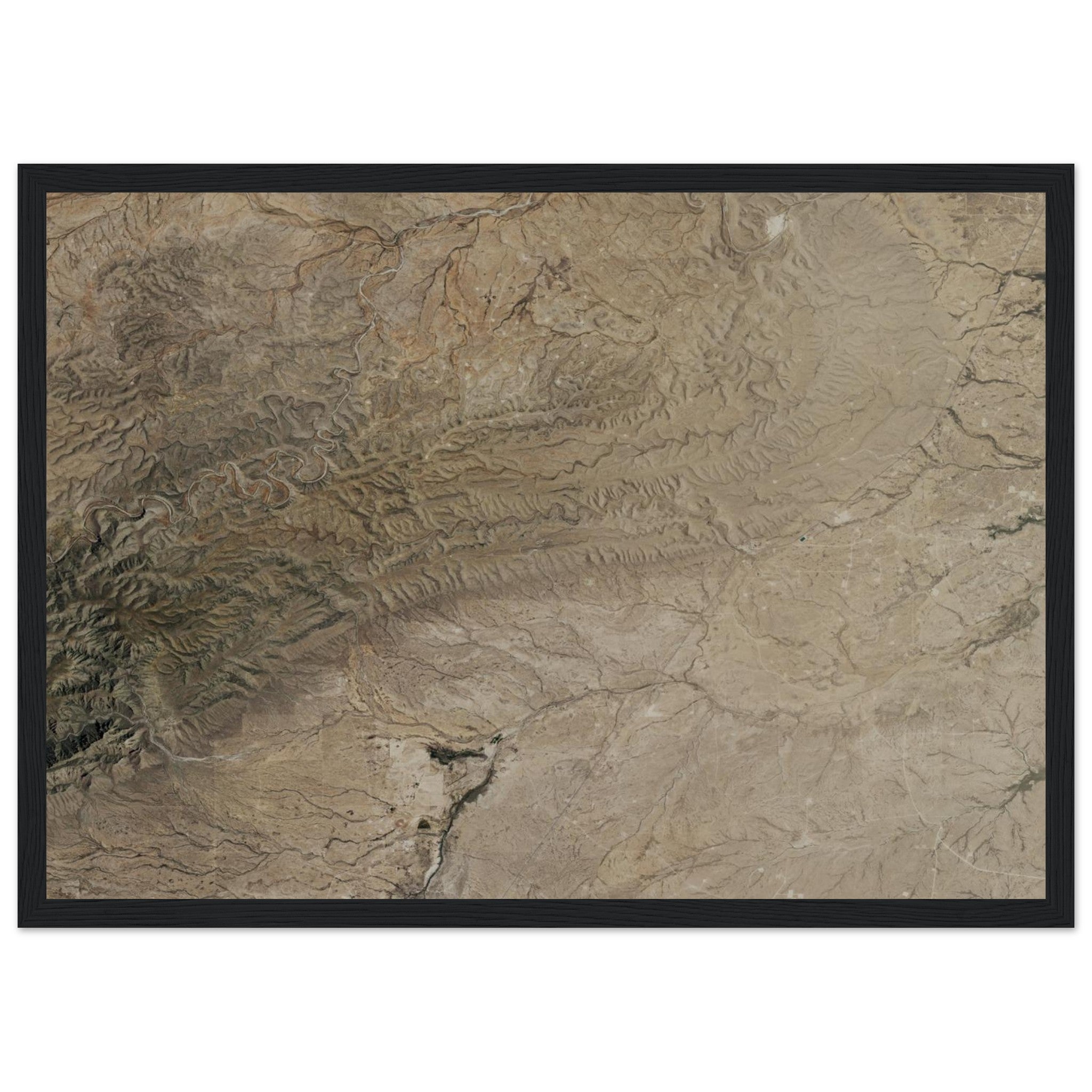 Carlsbad Caverns National Park Natural Earth Print - Ink And Atlas