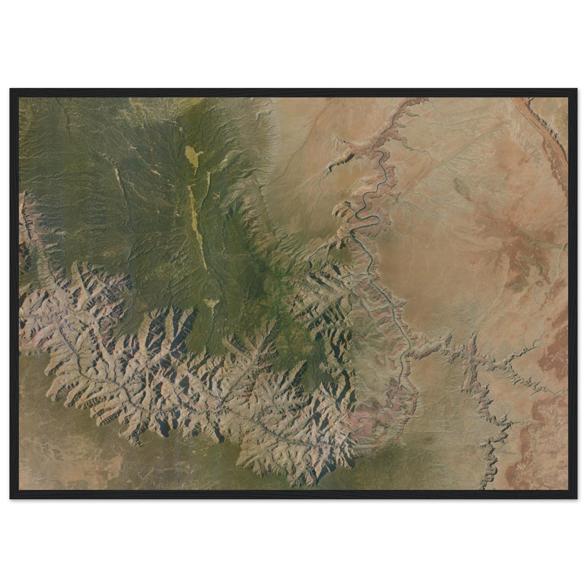 Grand Canyon National Park Natural Earth Print - Ink And Atlas