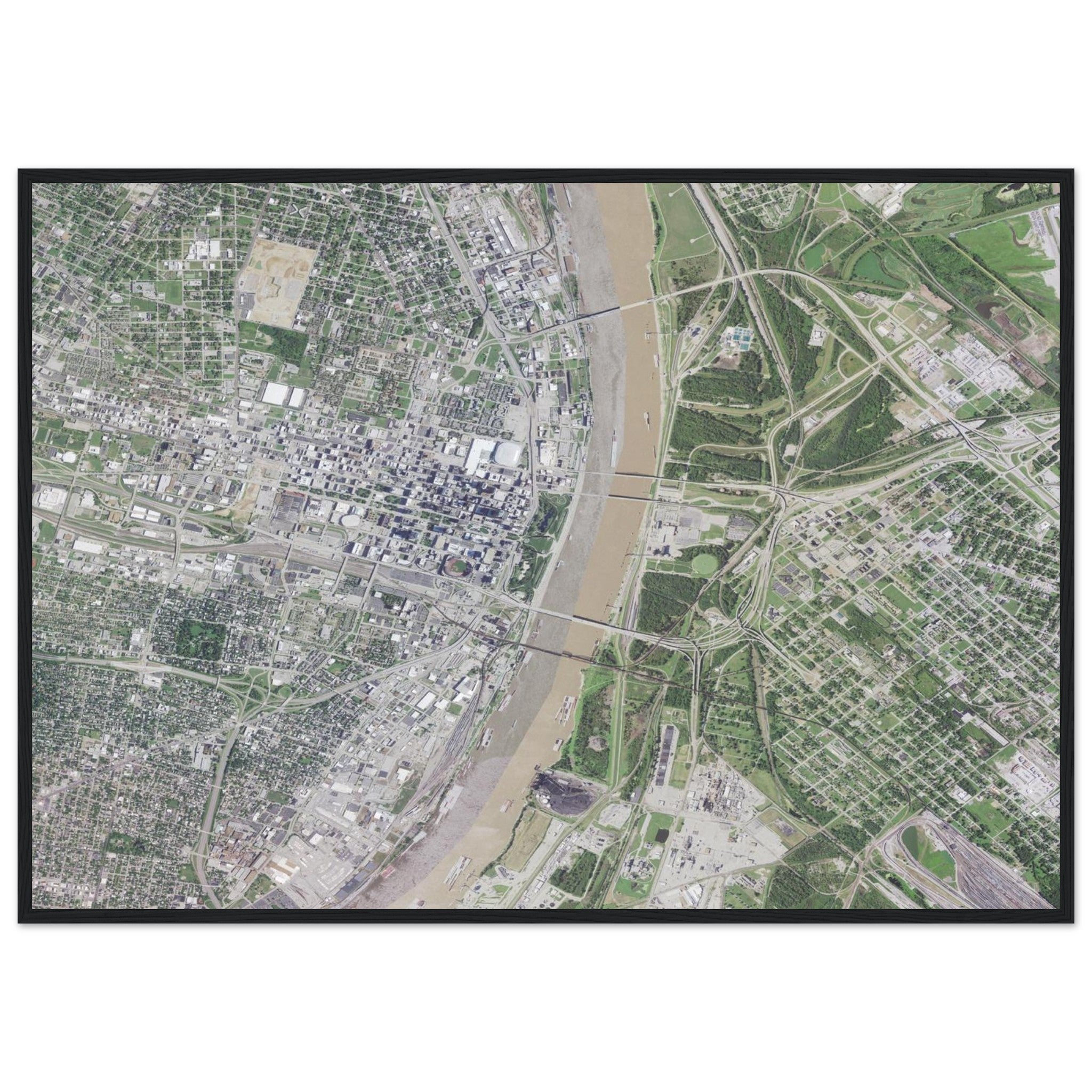 Gateway Arch National Park Natural Earth Print - Ink And Atlas
