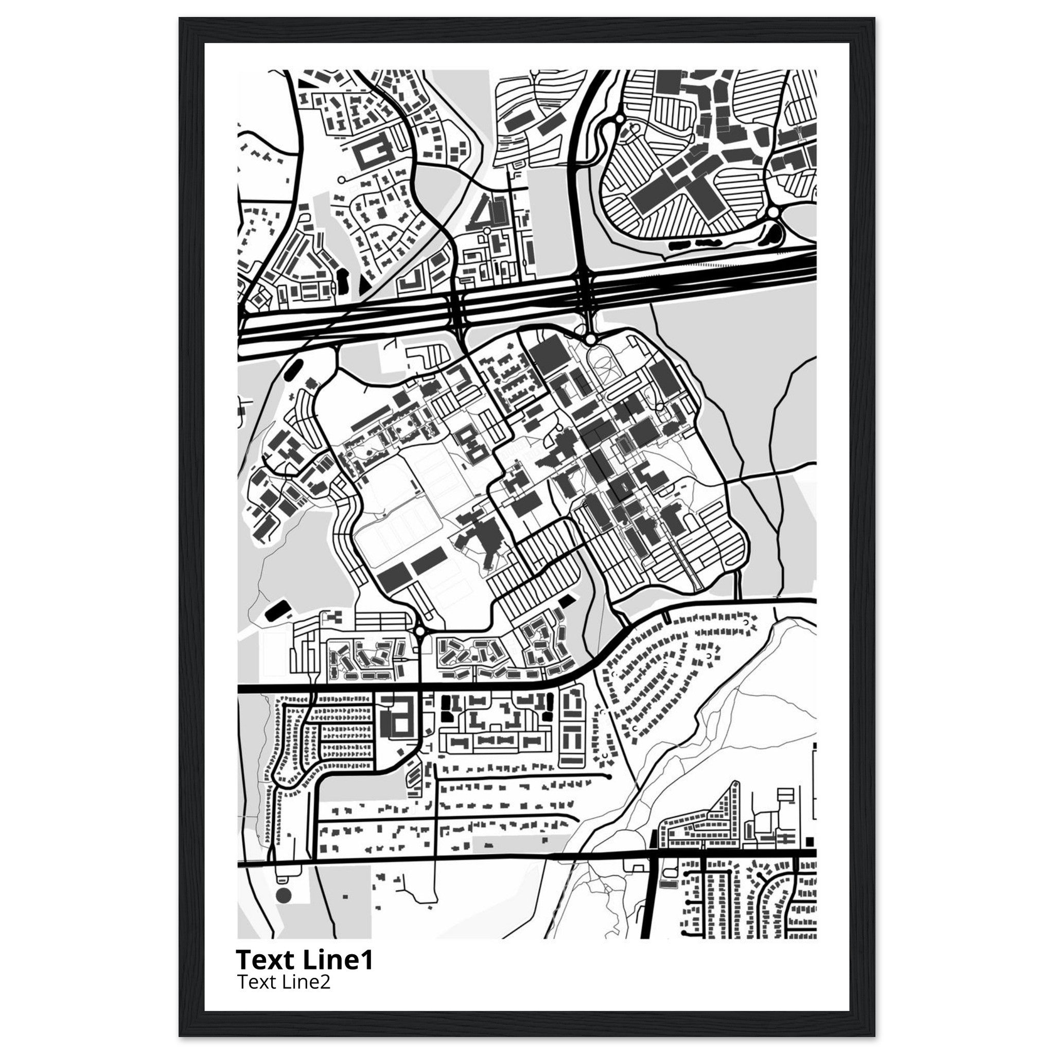 The University of Texas San Antonio Campus Map Poster | Alumni Gift - Ink And Atlas