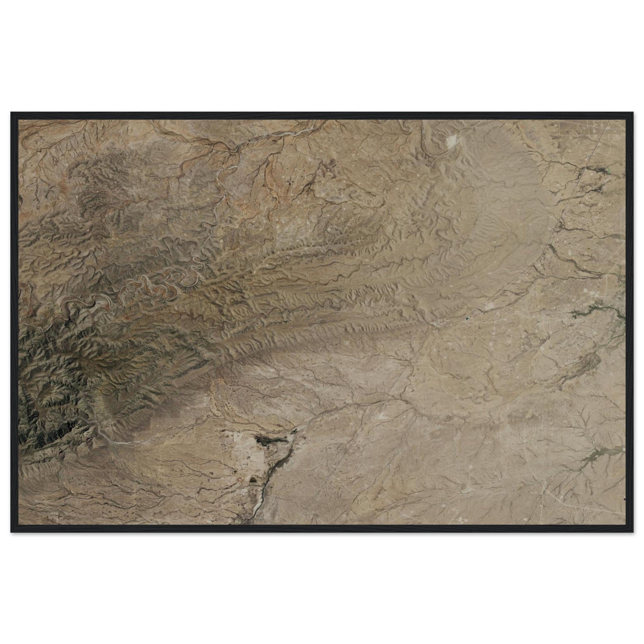 Carlsbad Caverns National Park Natural Earth Print - Ink And Atlas