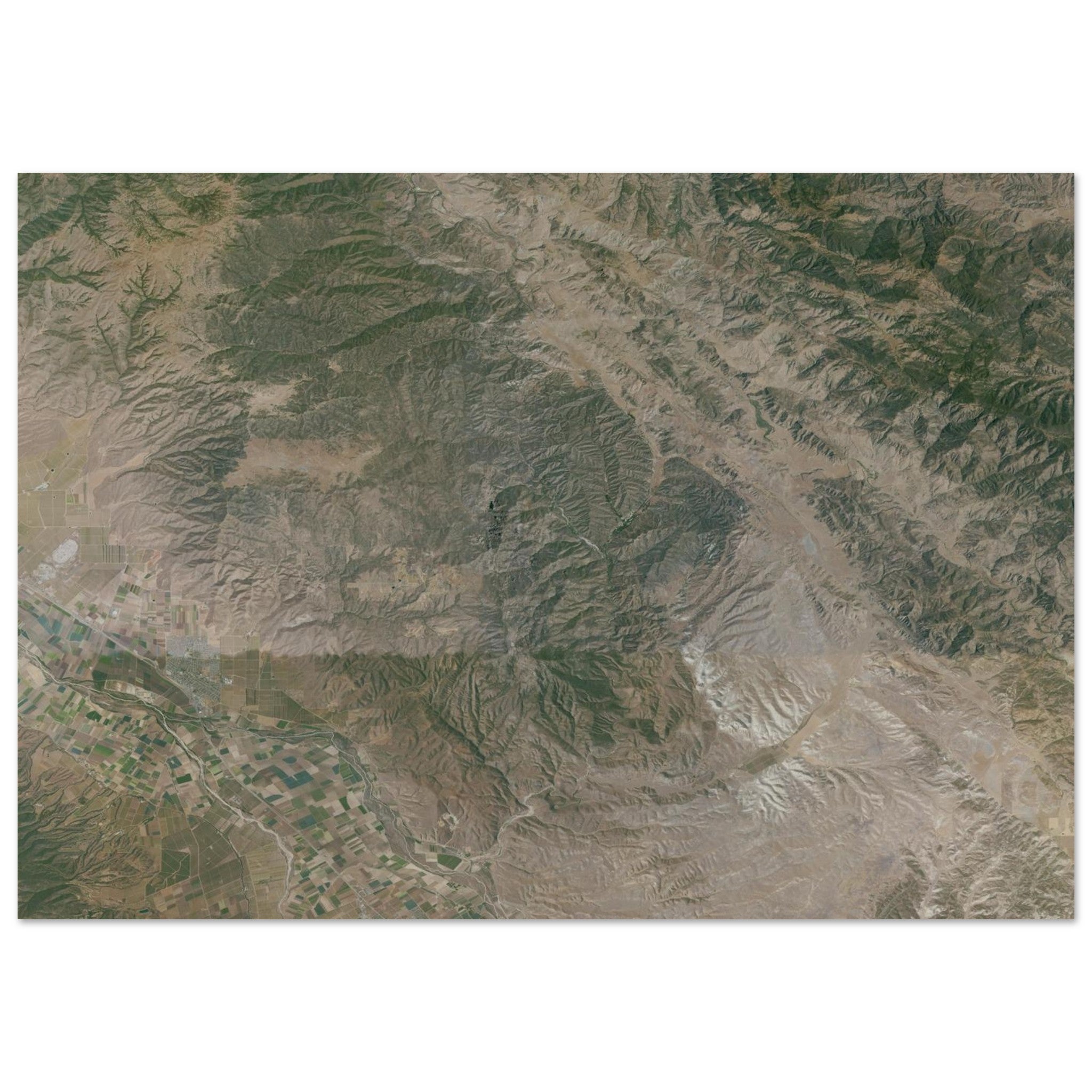 Pinnacles National Park Natural Earth Print - Ink And Atlas